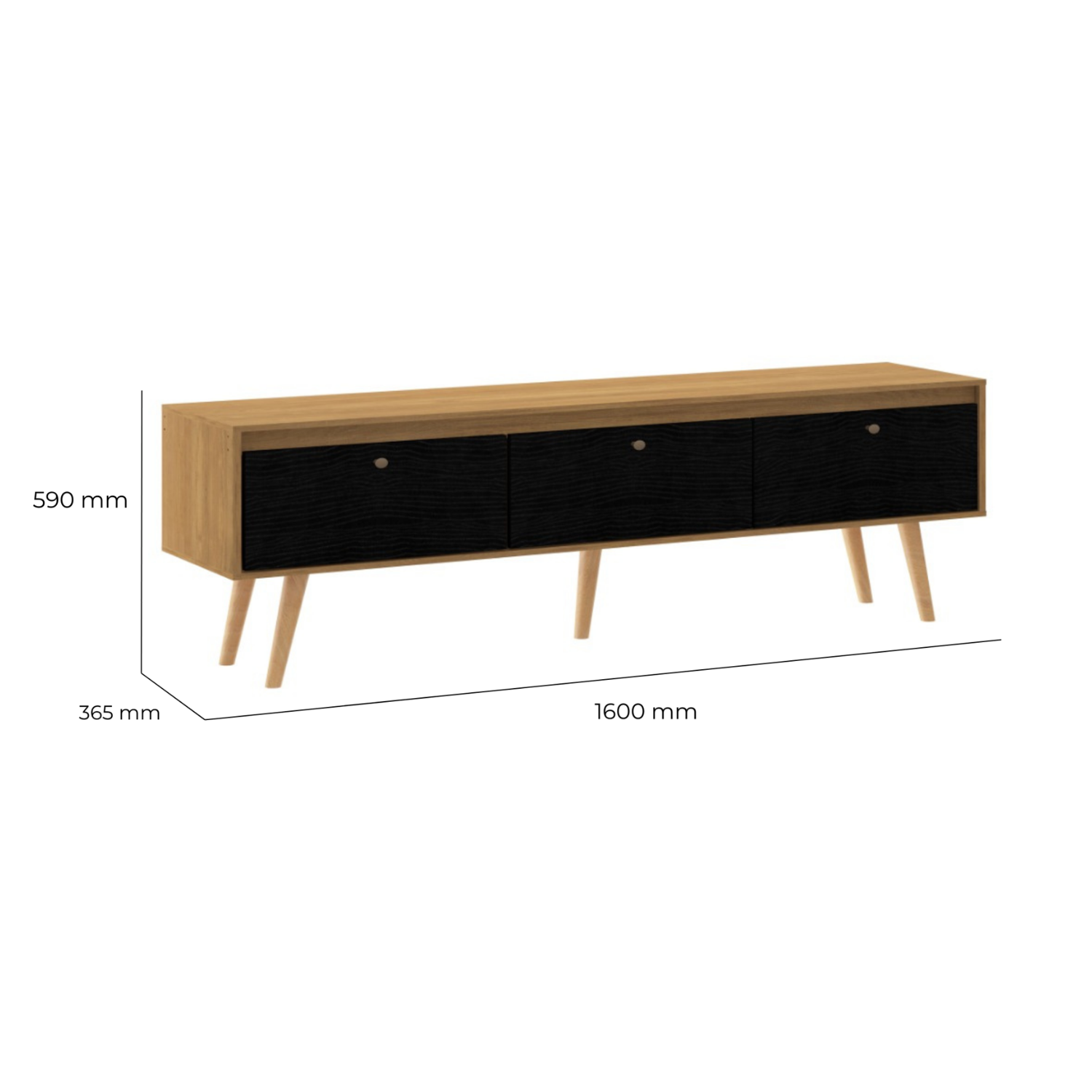 Rack TV 160x59x36 cm Memphis