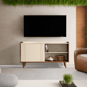 Rack TV 135x70x36 cm Beige Austin