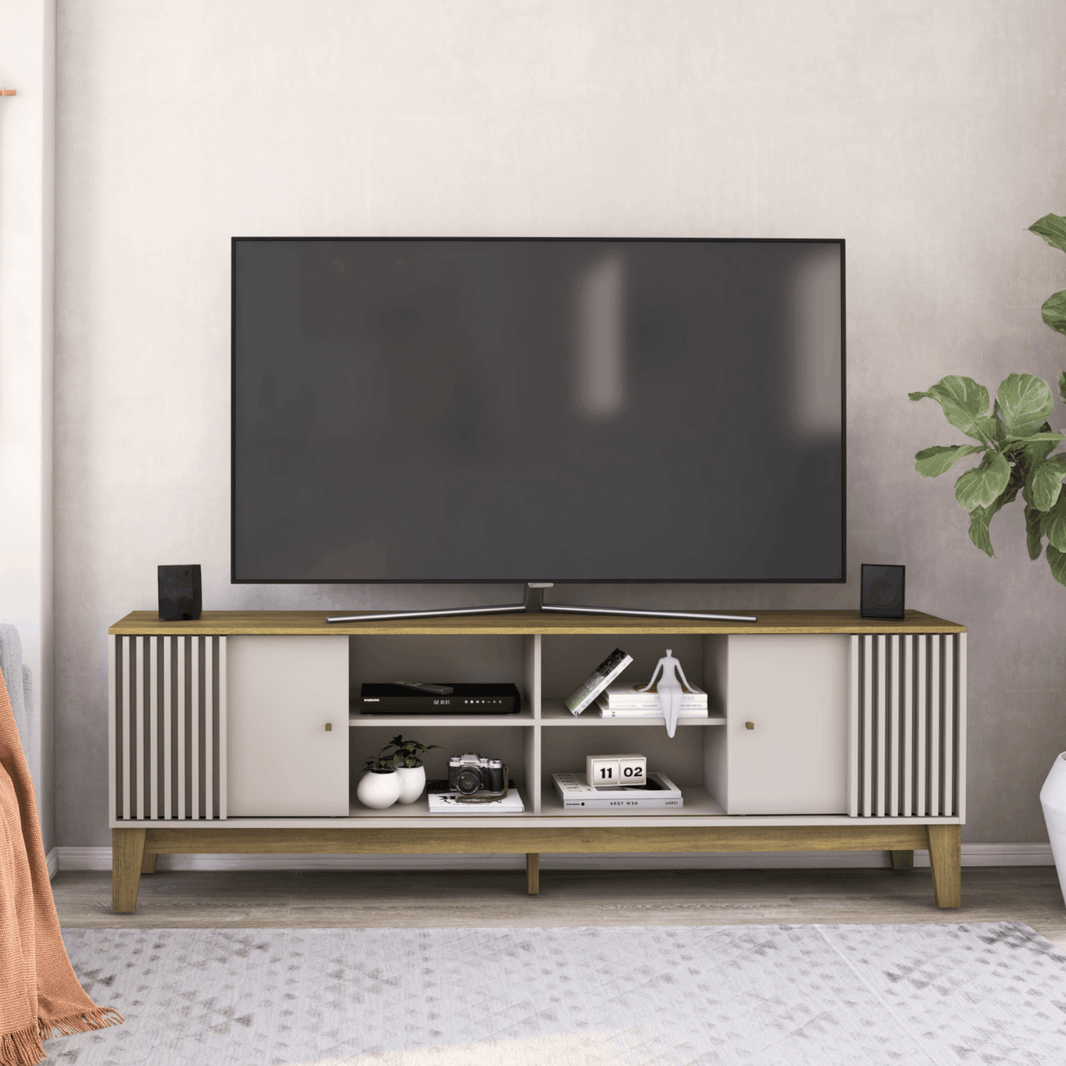Rack TV Beige Florencia