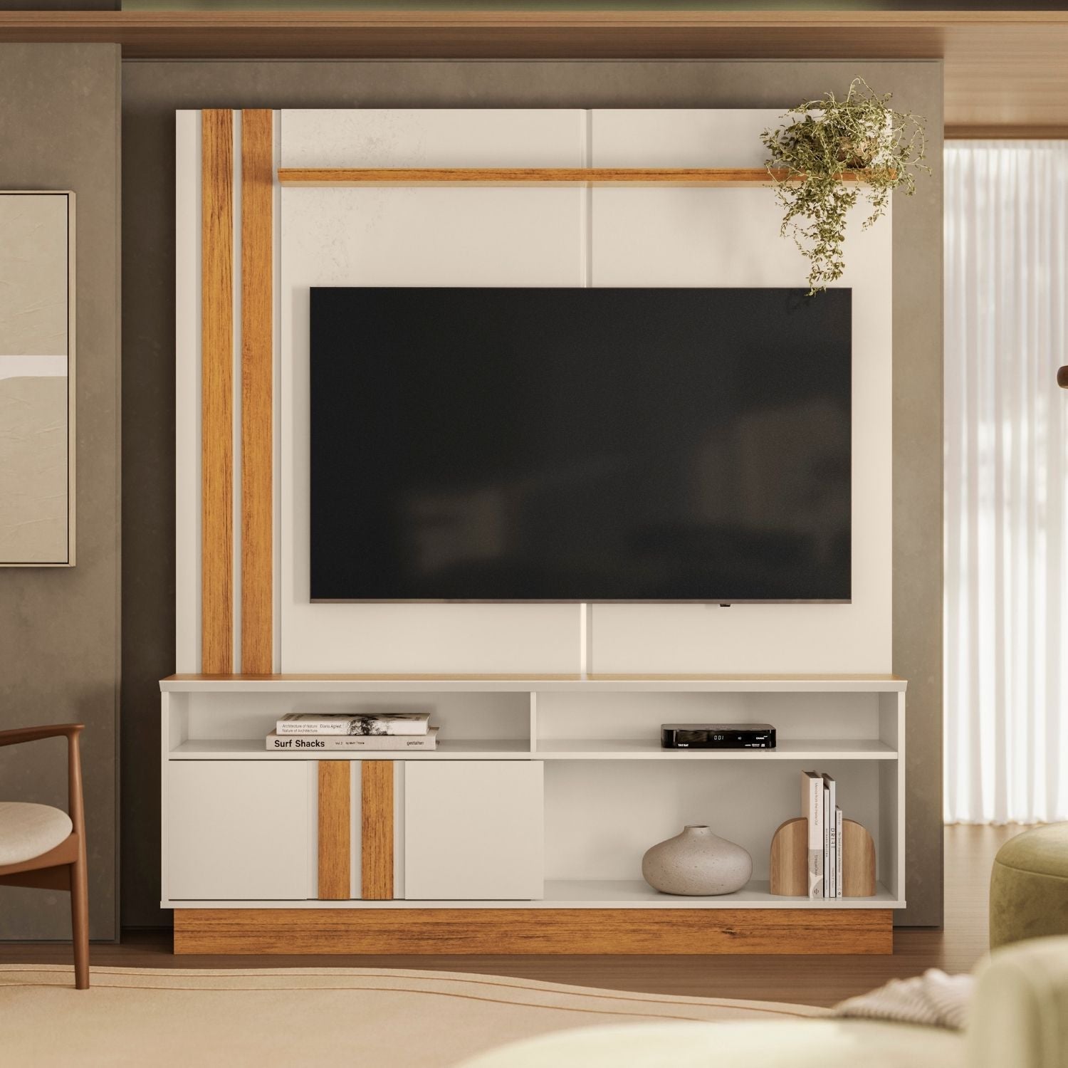 Estantería 160x180x36 cm Beige Fortaleza