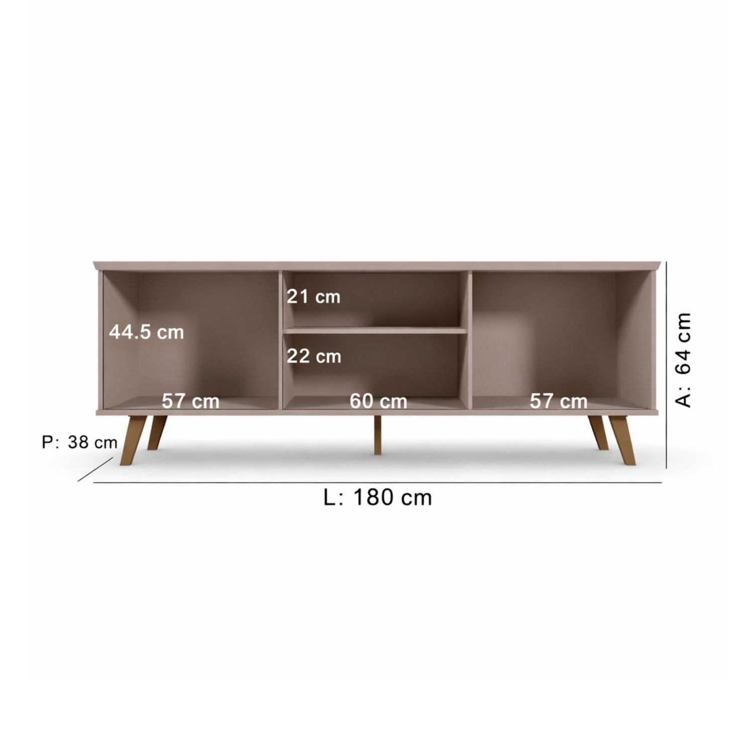 Rack TV 180x64x38 cm Aracaju