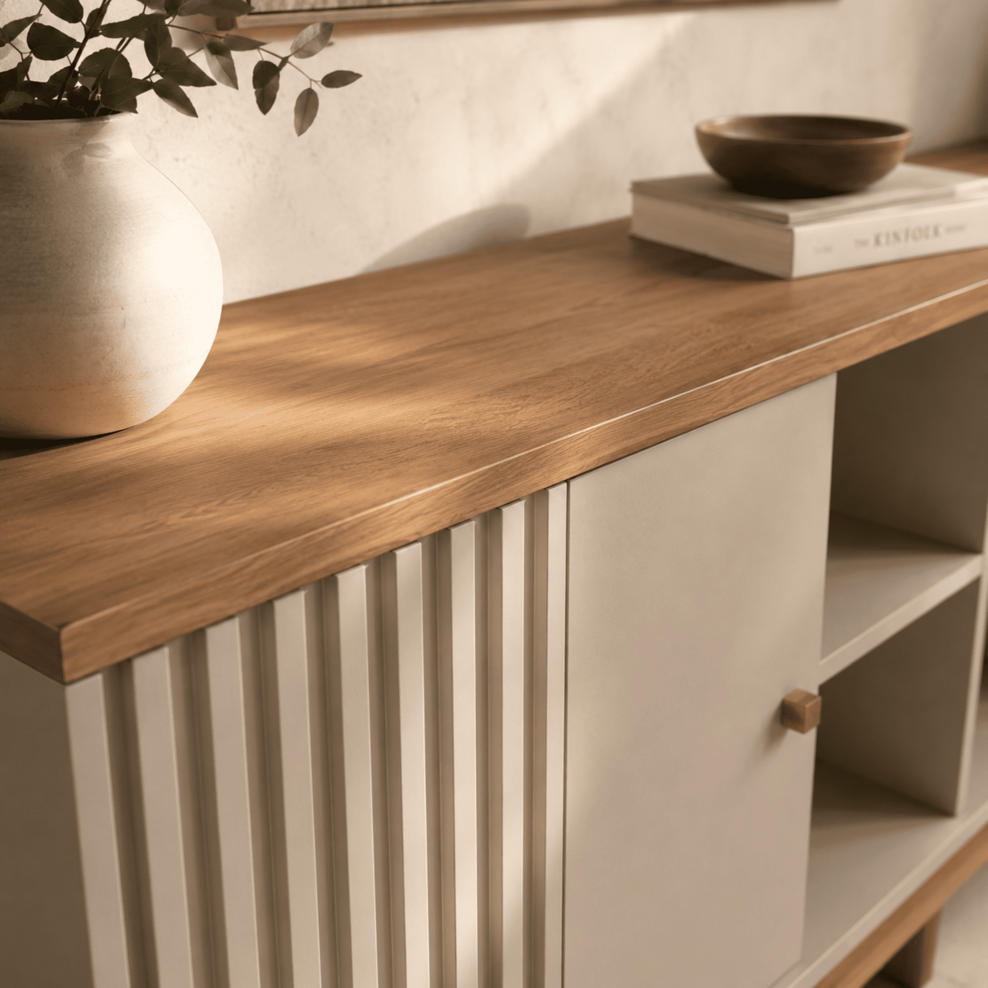 Rack Florencia 1,8 Nogal/Beige