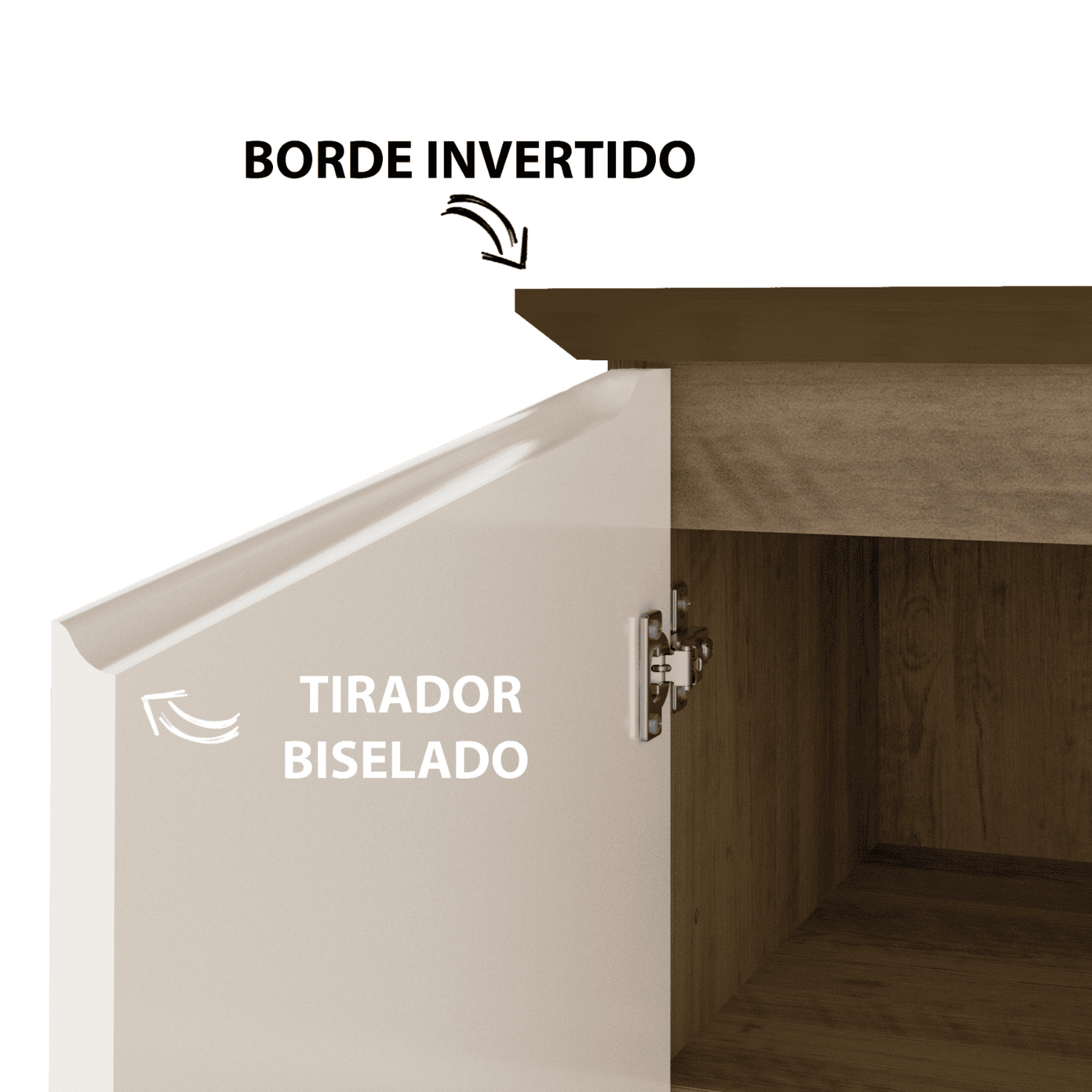 Aparador 3 Puertas 110x80x42 cm Oasis