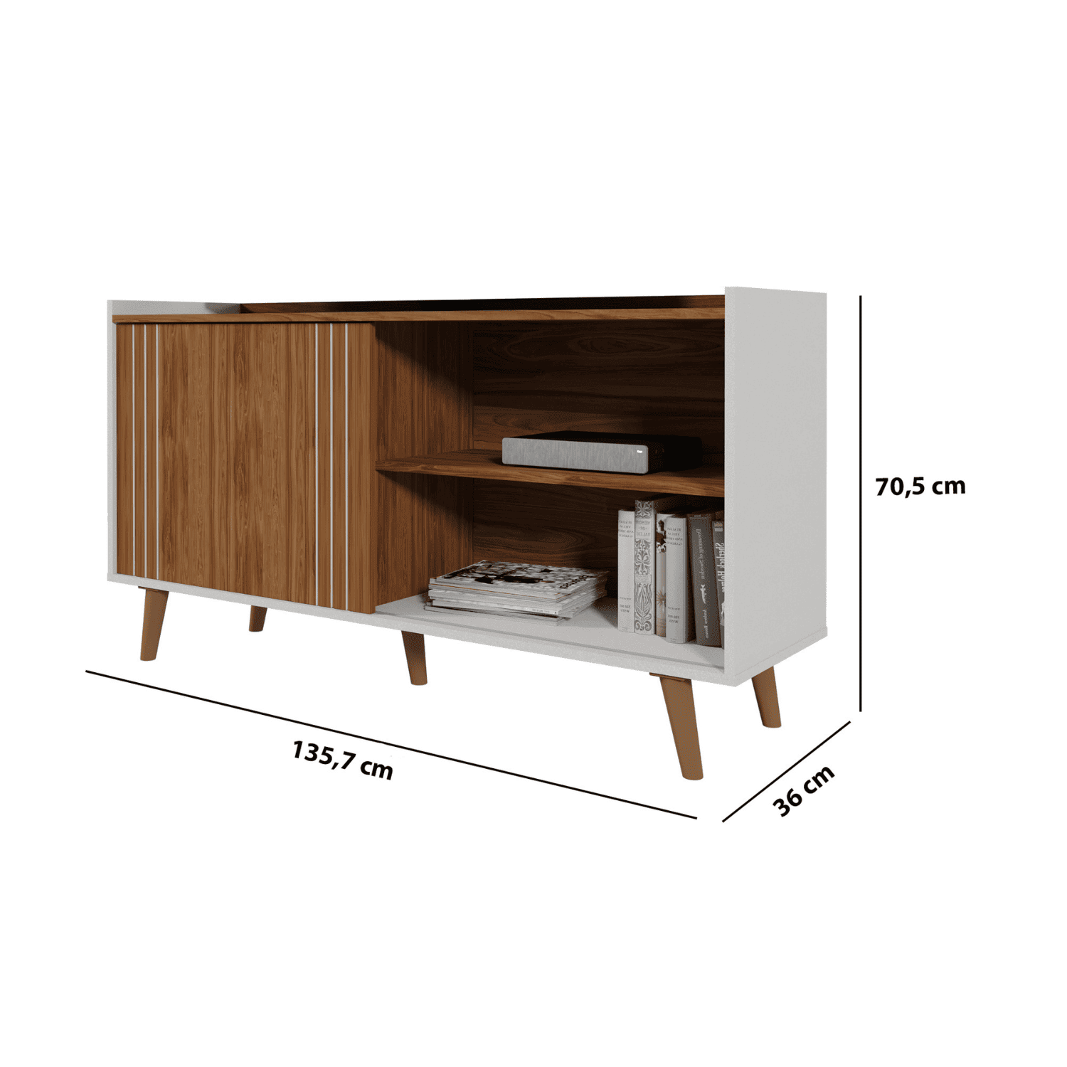 Rack TV 135x70x36 cm Austin