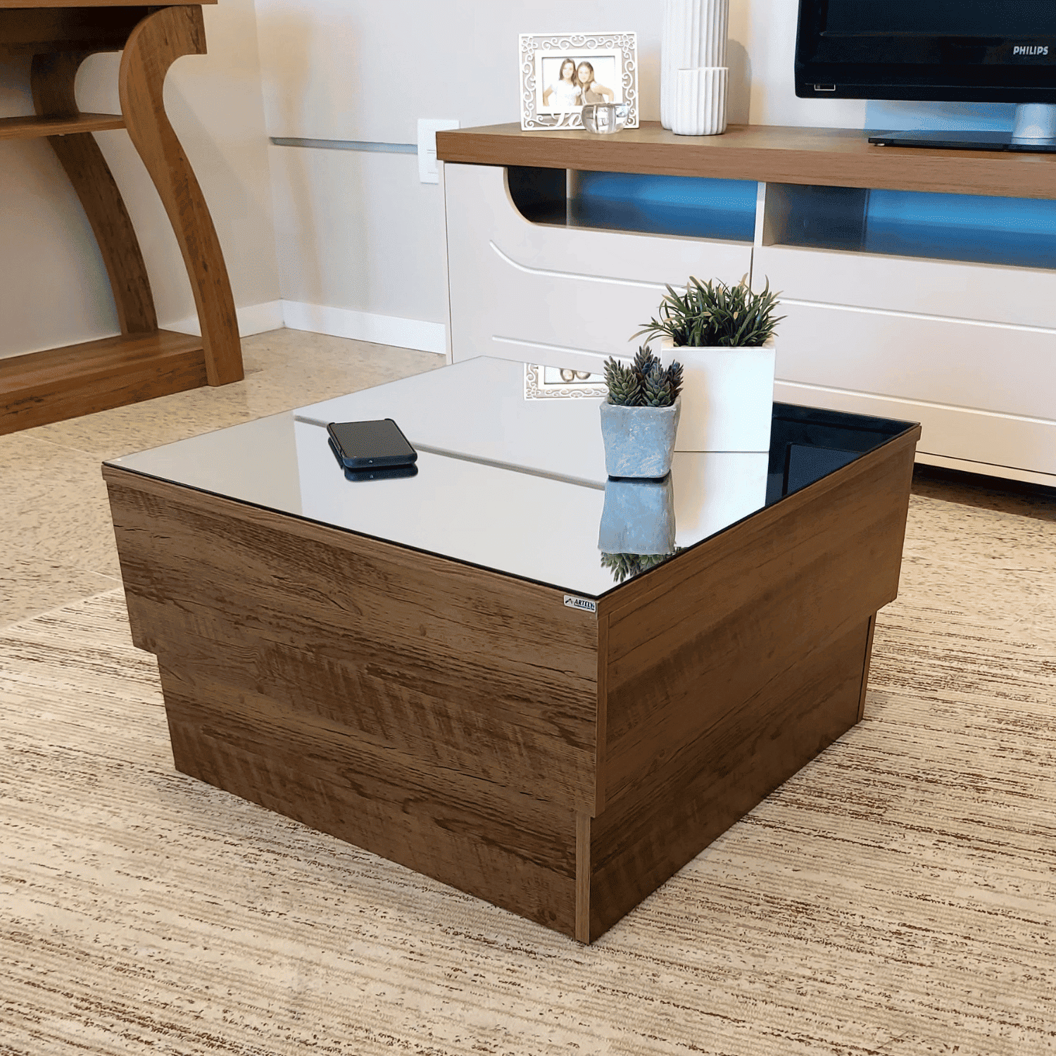 Mesa Centro 60x35x60 cm Parati