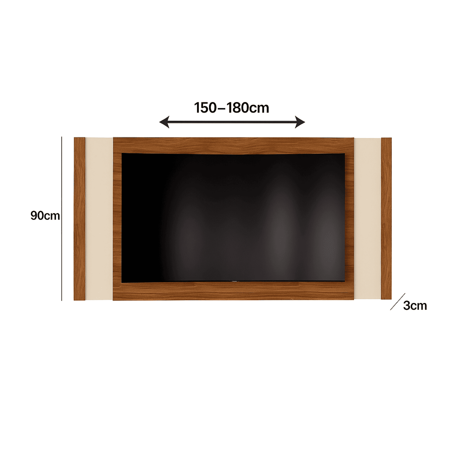 Panel TV 180x90x30 cm Real