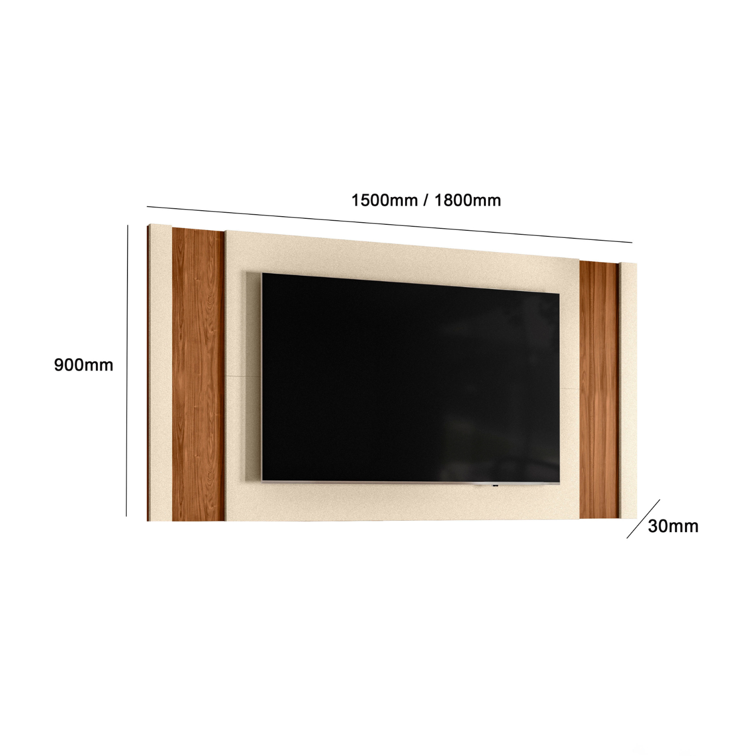 Panel TV 180x90x30 cm Real