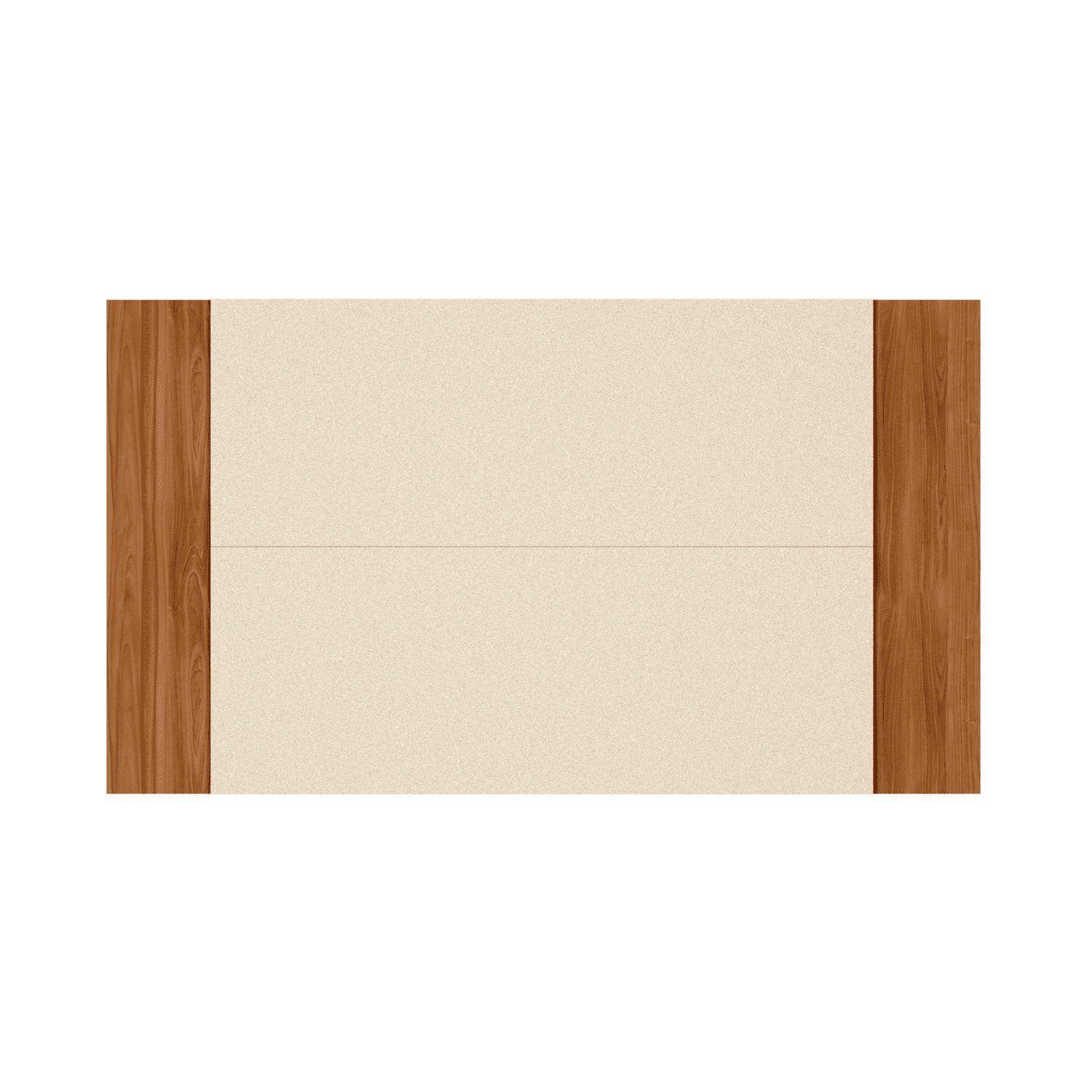 Panel TV 160x90x3 cm Beige Fresno