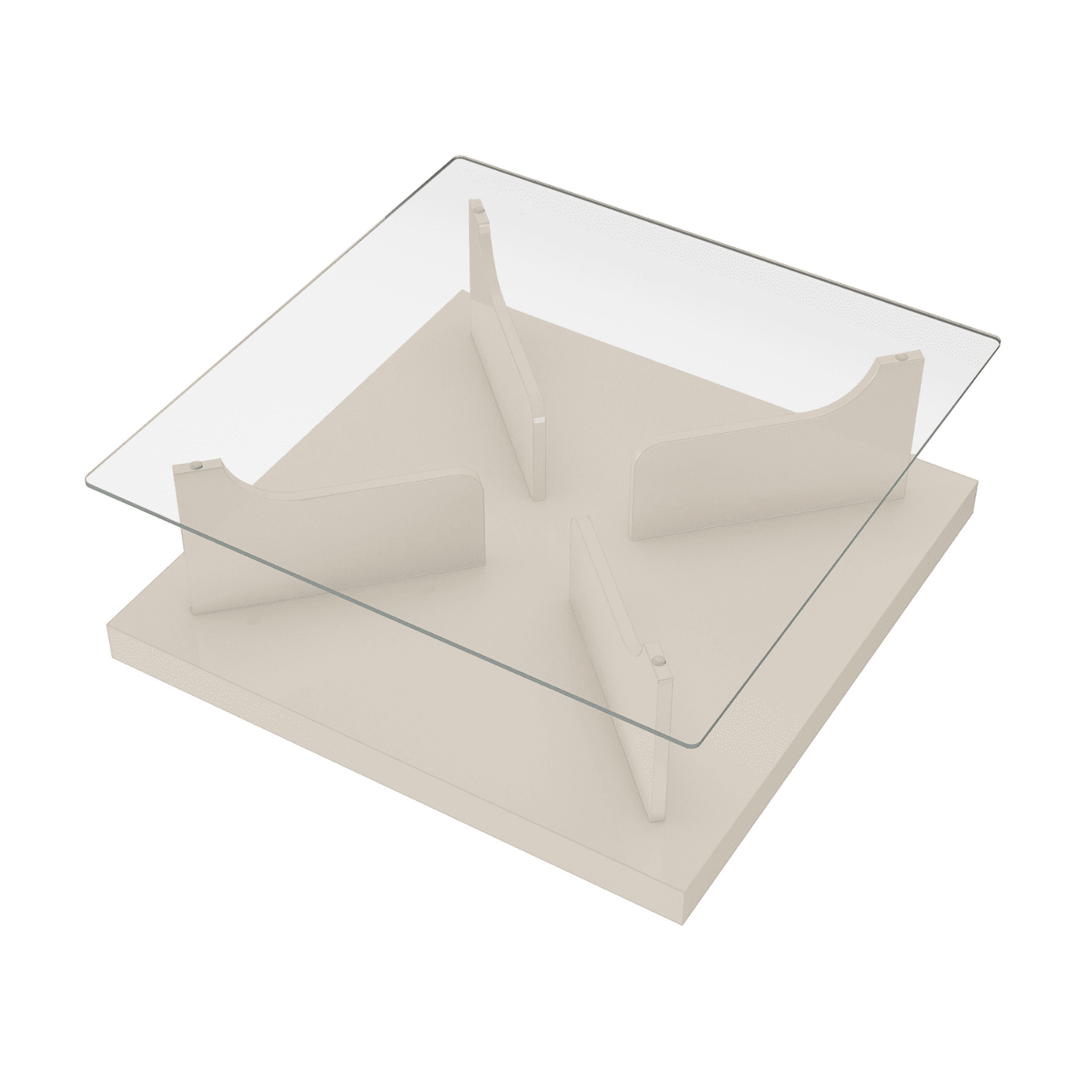Mesa Centro 70x40x70 cm Clear