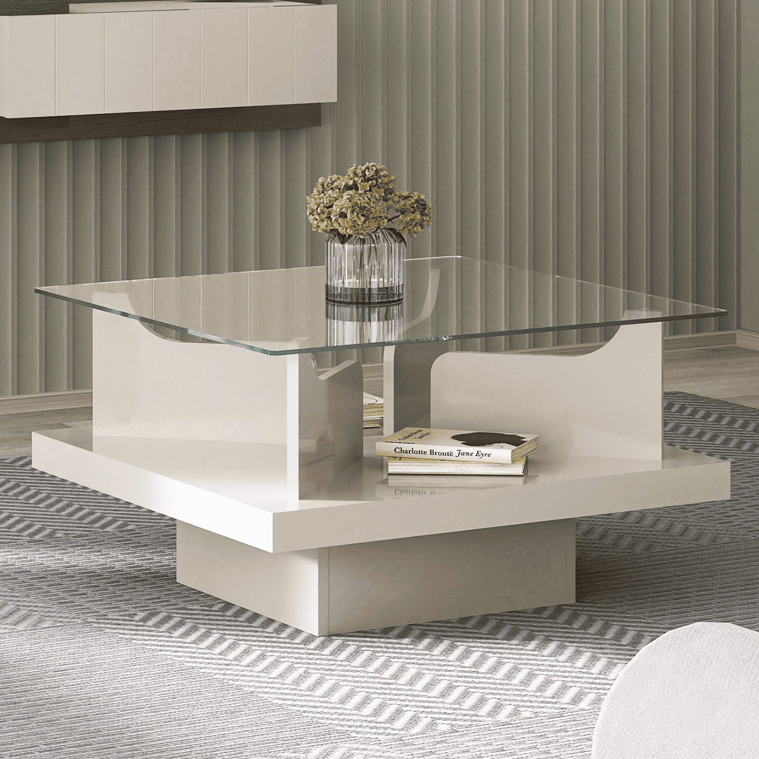 Mesa Centro 70x40x70 cm Clear