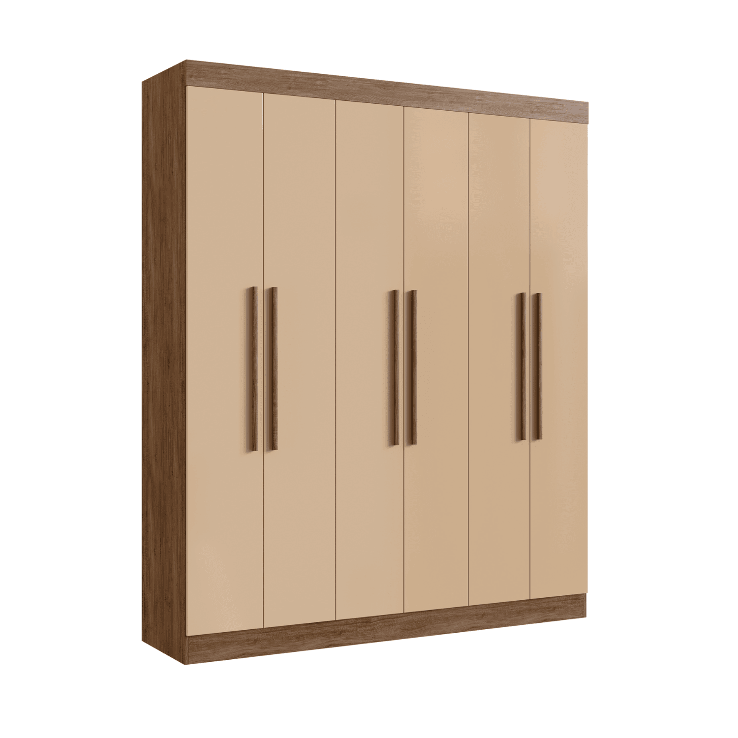 Clóset 6 Puertas · 2 Cajones 180x217x47 cm Beige New York