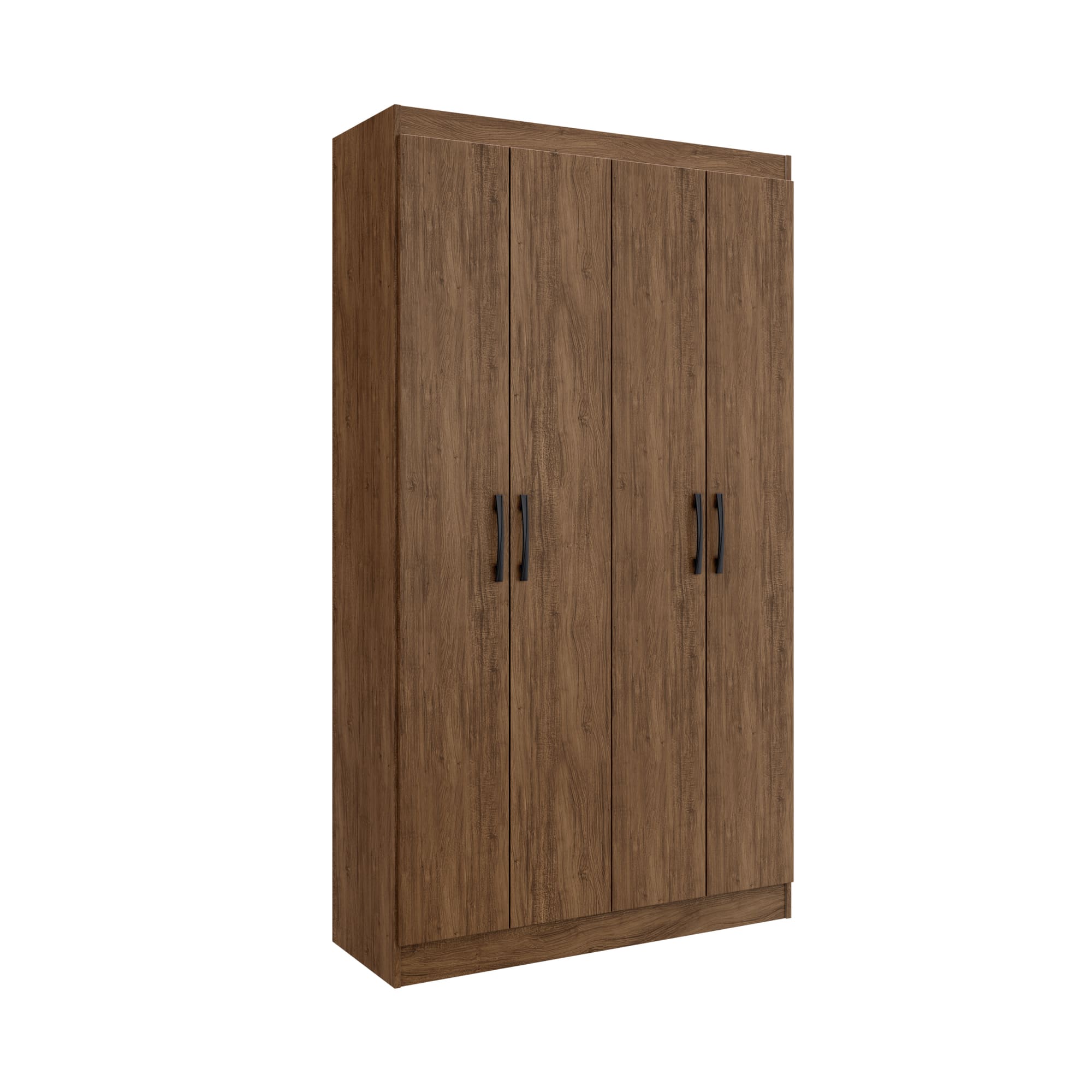 Closet Multiuso 4 Puertas 8 Repisas Café