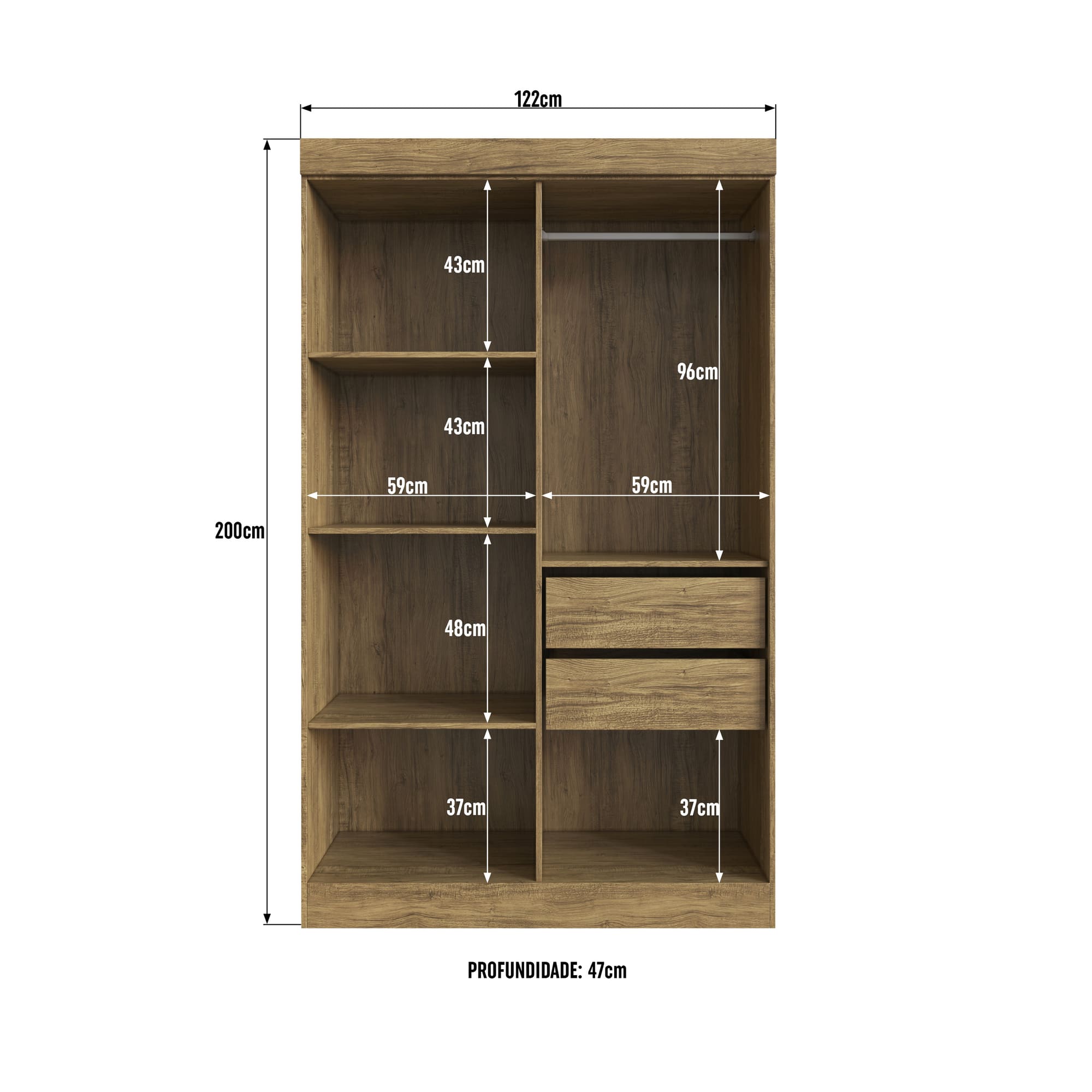 Closet Verona 4 Puertas  Correderas