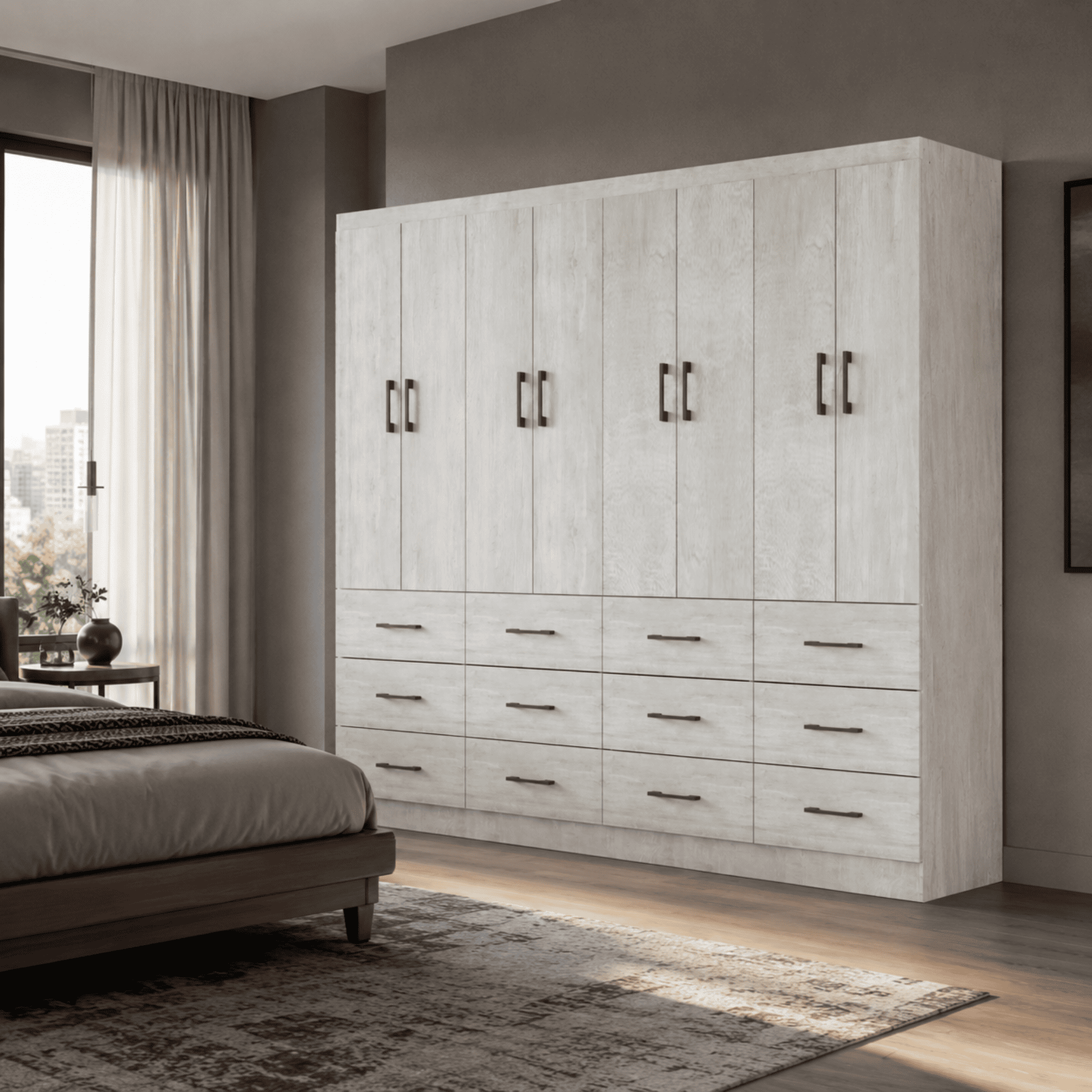 Closet 8 Puertas 12 Cajones Teka