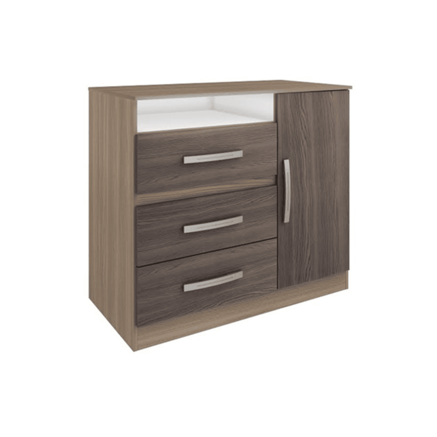 Cómoda 1 Puerta · 3 Cajones 89x82x47cm