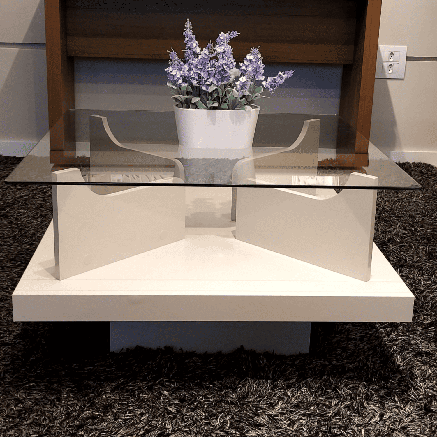 Mesa Centro 70x40x70 cm Clear