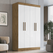 Clóset 4 Puertas · 2 Cajones 122x200x47cm