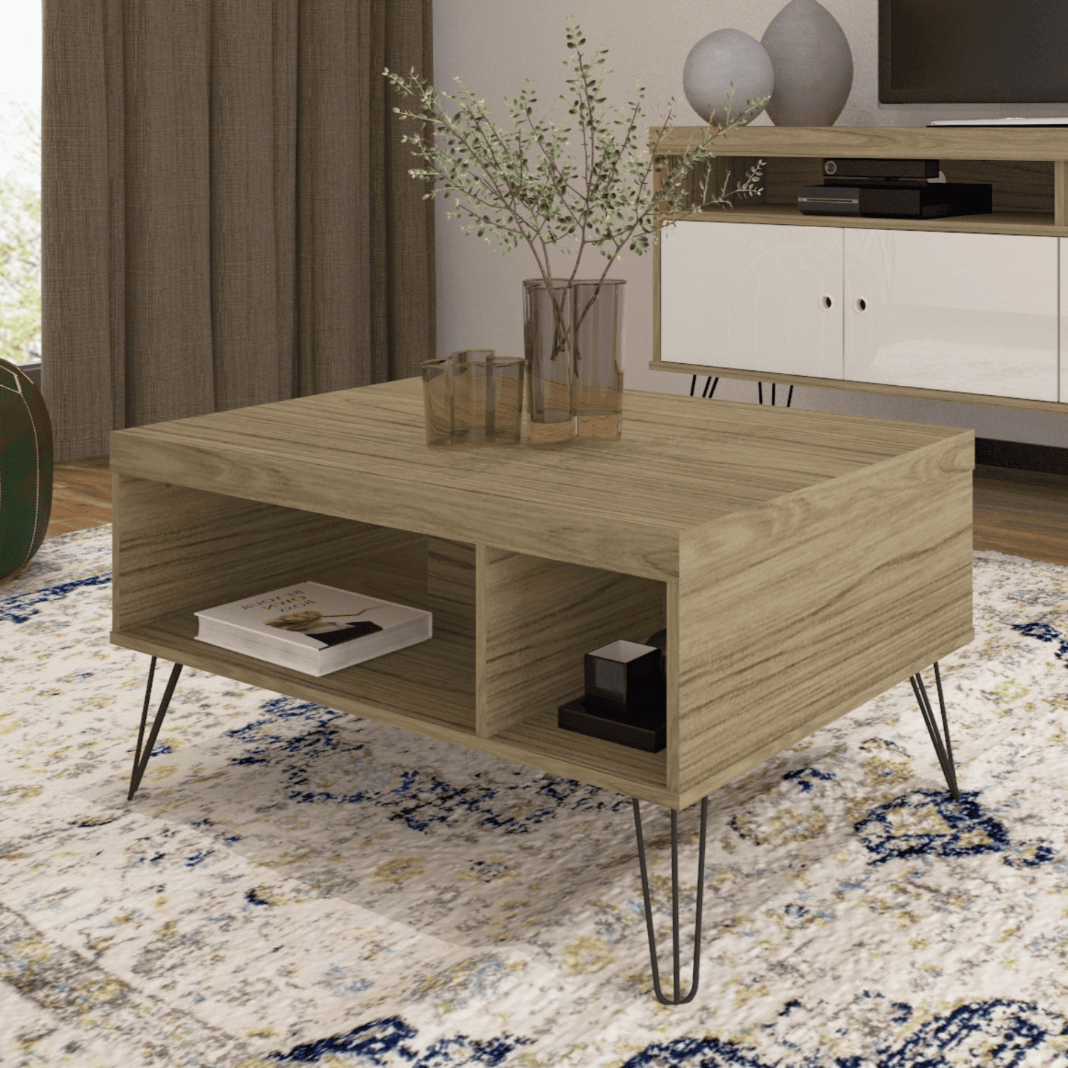 Mesa Centro 91x45x59 cm Liberty