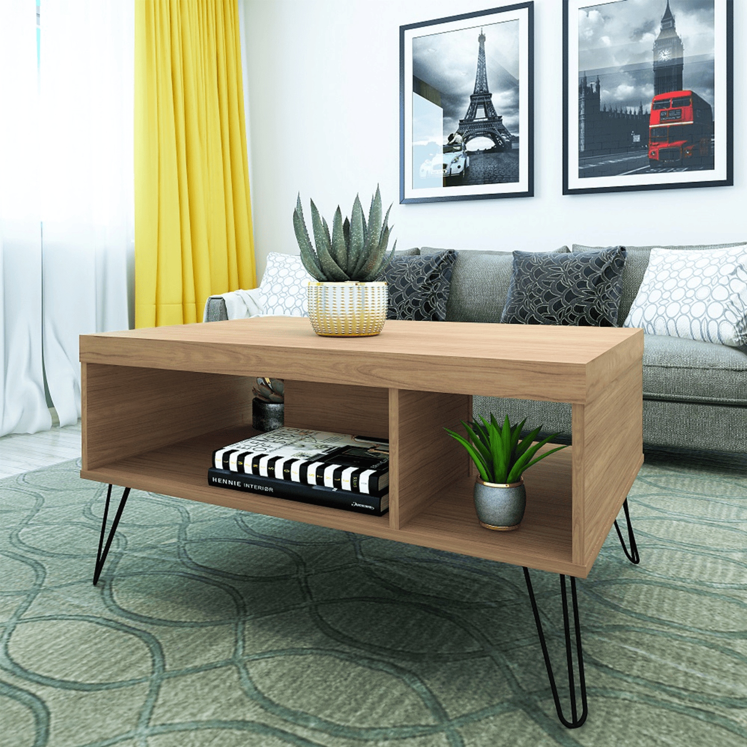 Mesa Centro 91x45x59 cm Liberty