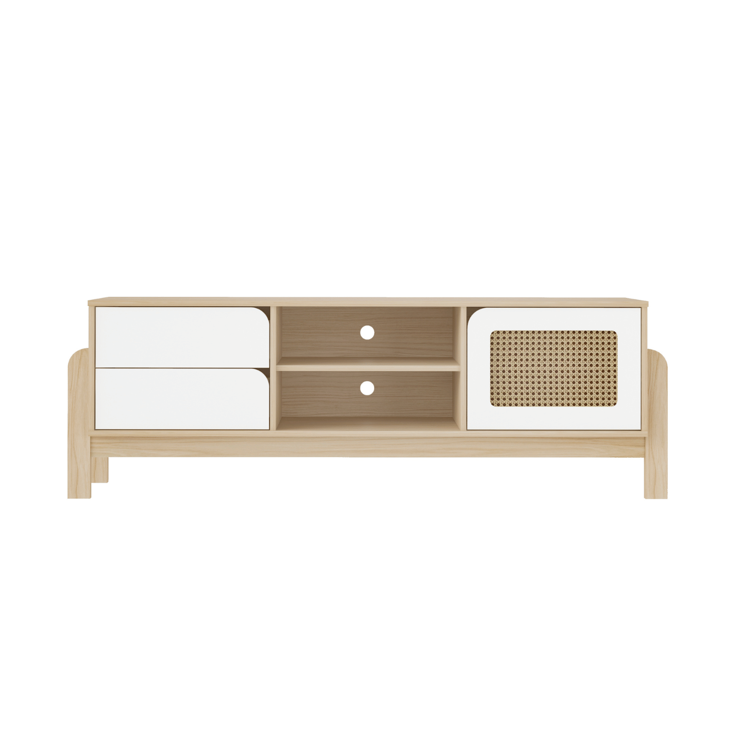 Rack TV 160x53x40 cm Nature
