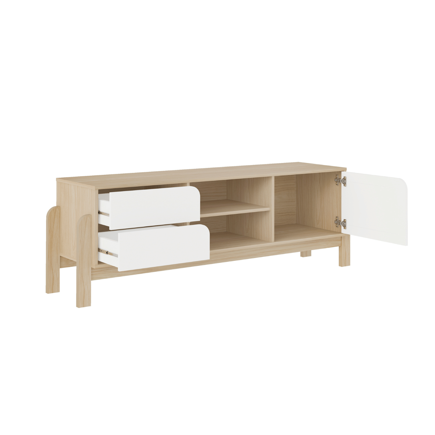 Rack TV 160x53x40 cm Nature