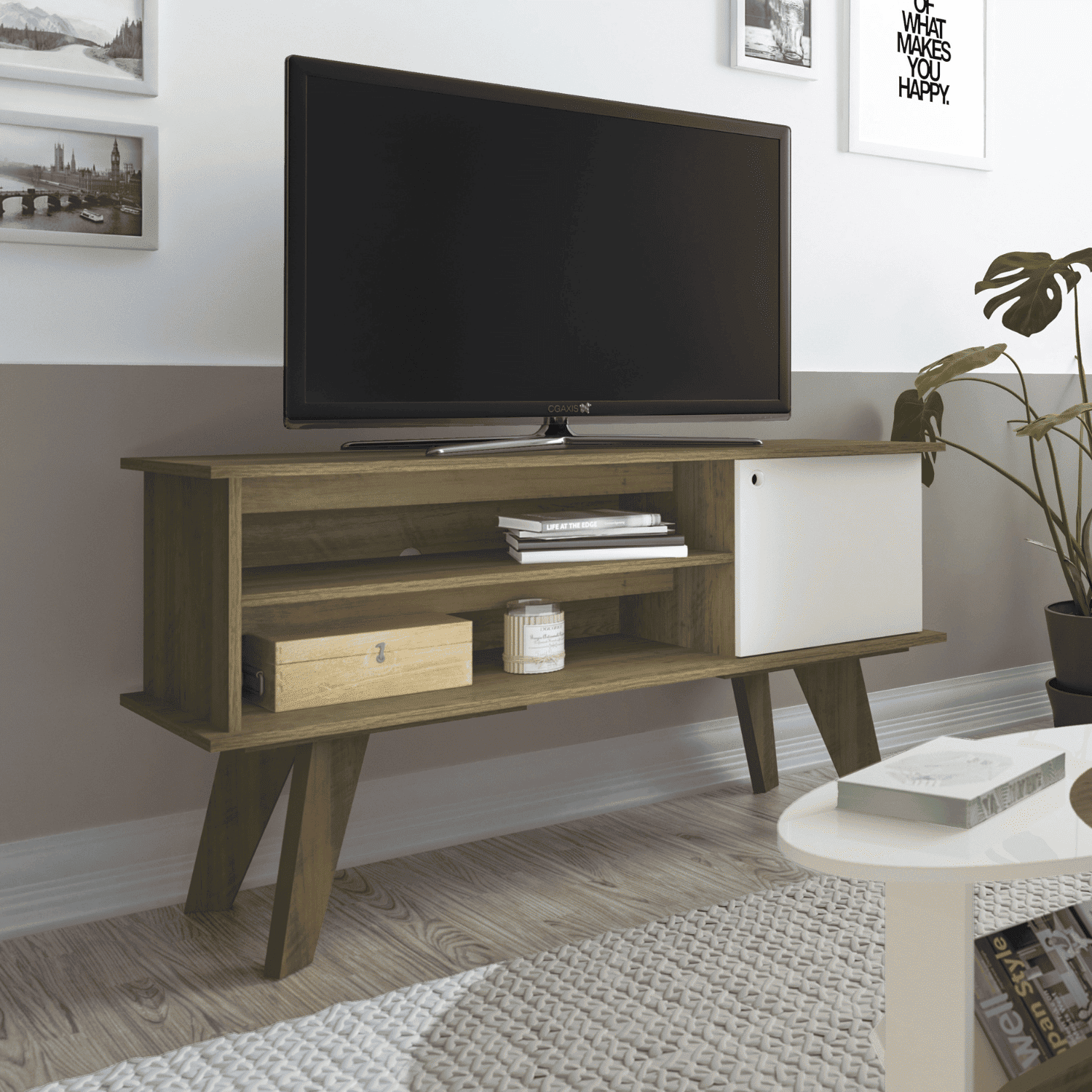 Rack TV 120x65x40 cm Frank