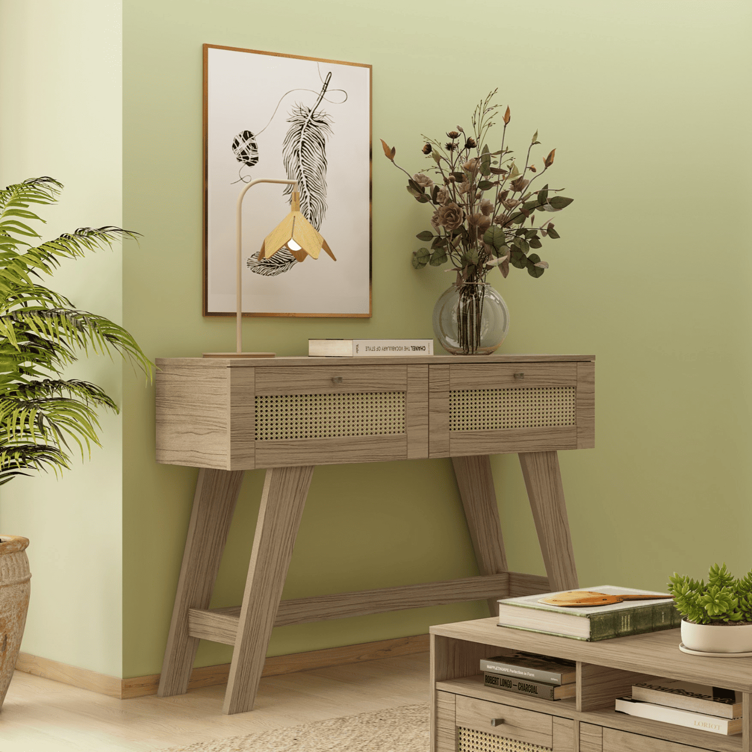 Mesa Arrimo 110x80x33 cm Trama