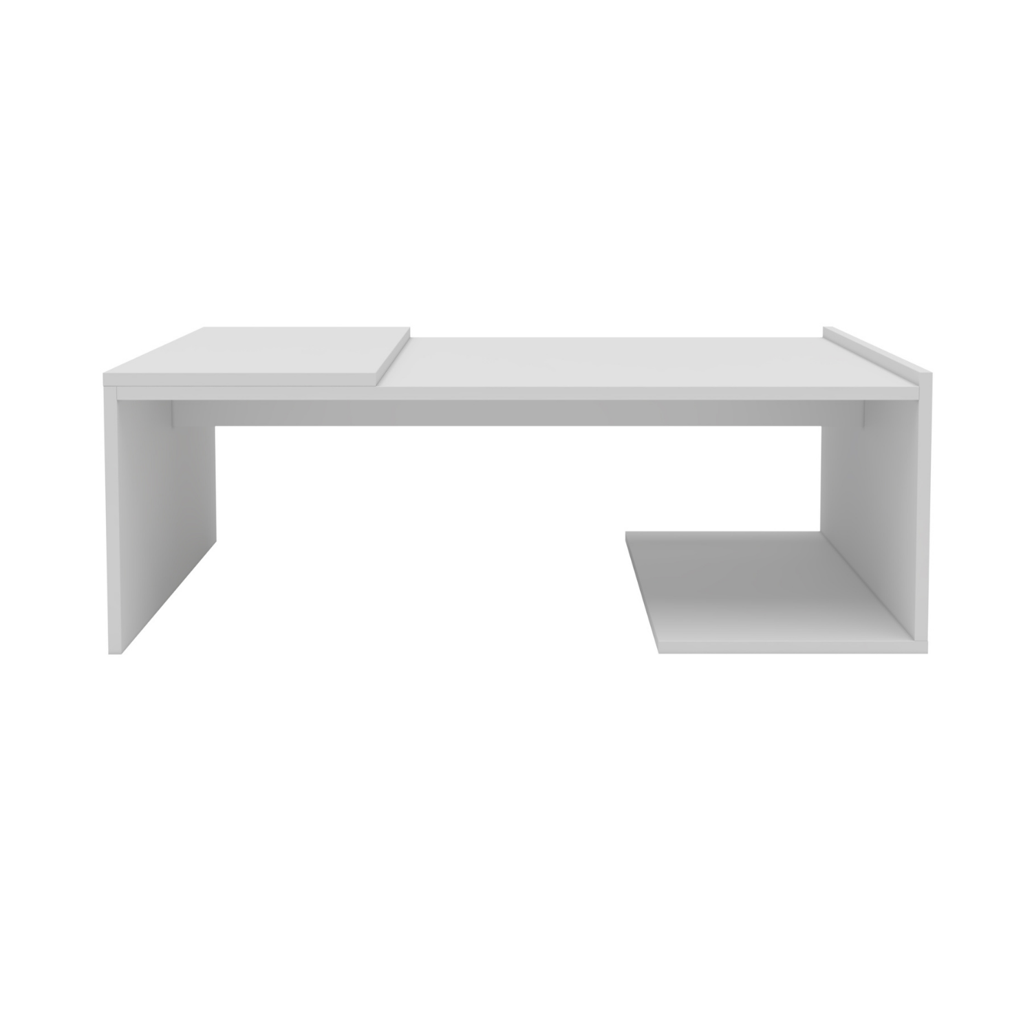 Mesa Centro 90x54x31 cm Blanco Torino