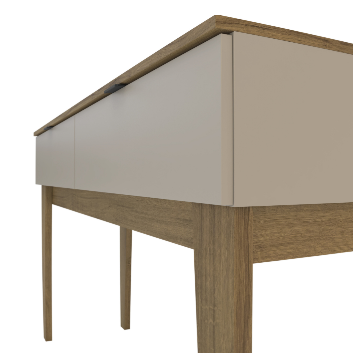 Mesa Arrimo 136x39x81 cm Beige Udine