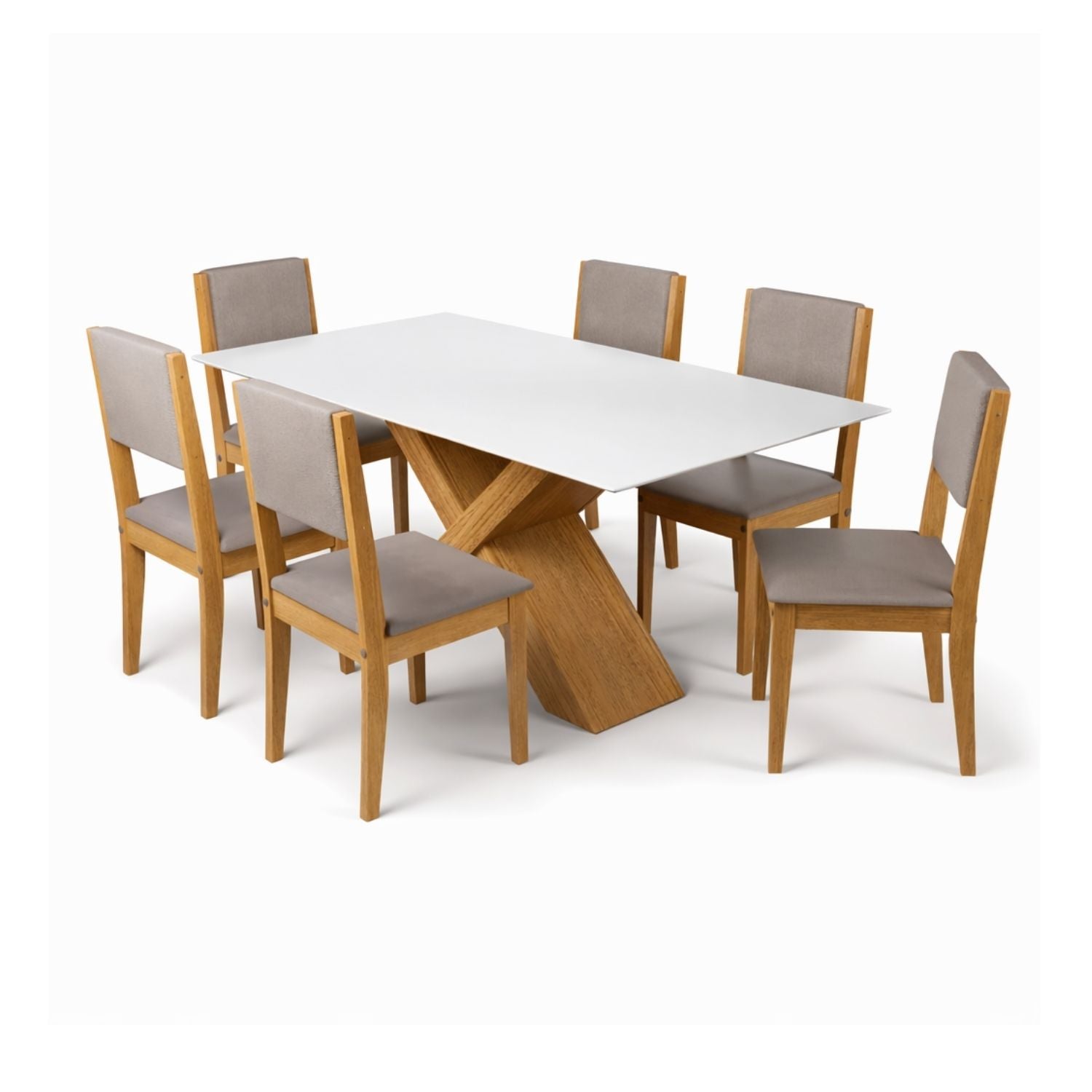 Mesa Comedor 160x90 cm Blanco Dubai