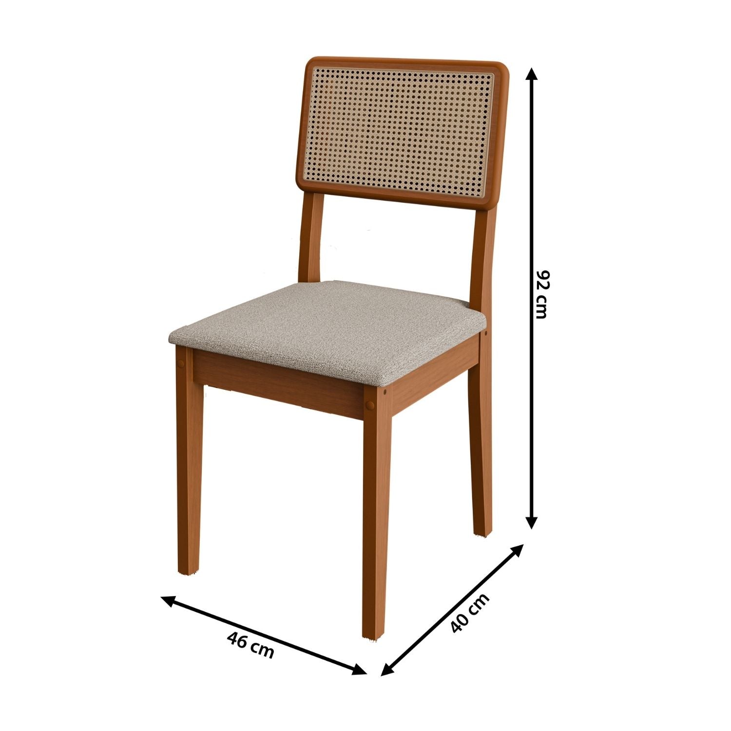 Mesa Comedor 160x90 cm Blanco Santiago