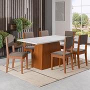Mesa Comedor 160x90 cm Blanco Trento II