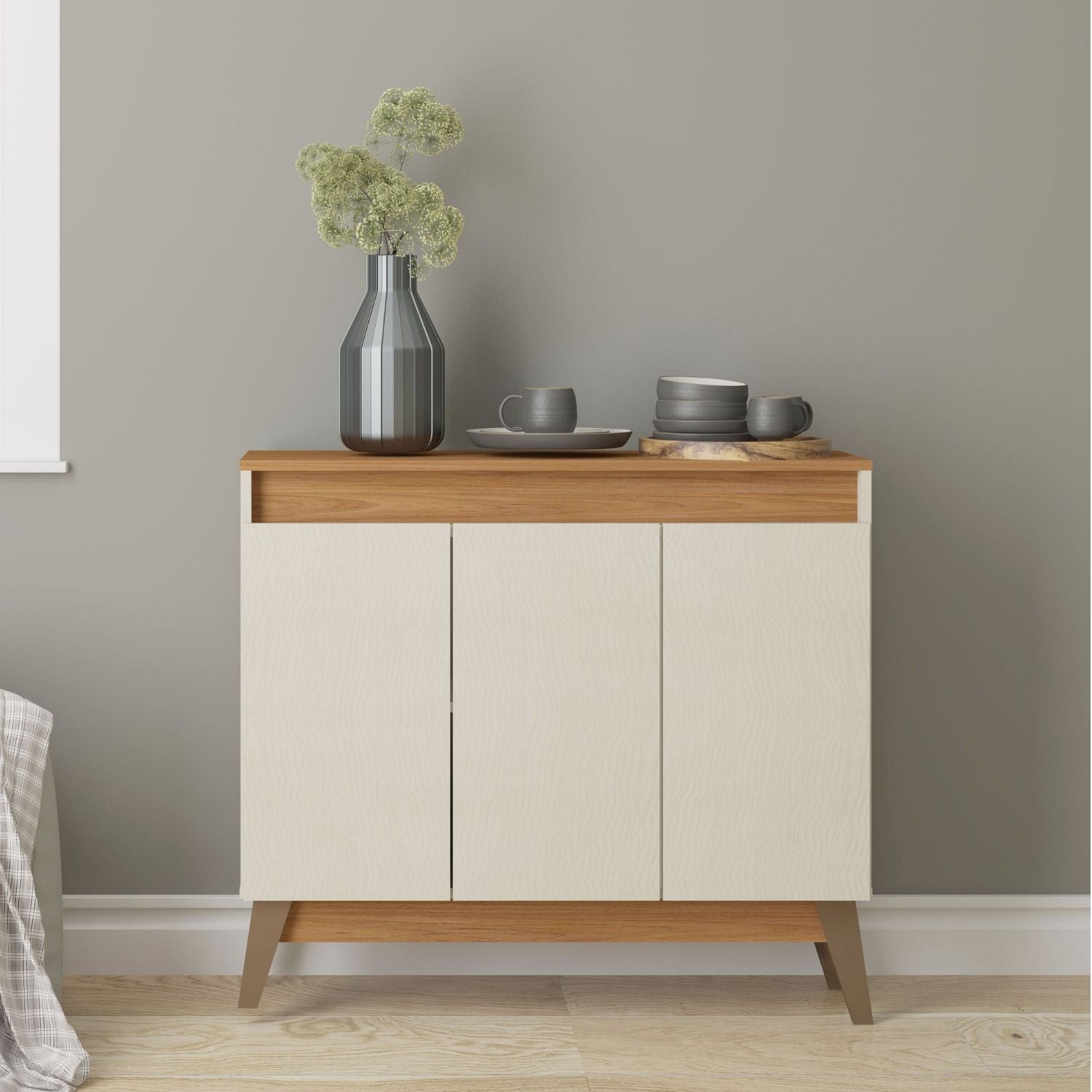 Aparador 3 Puertas Beige Treviso