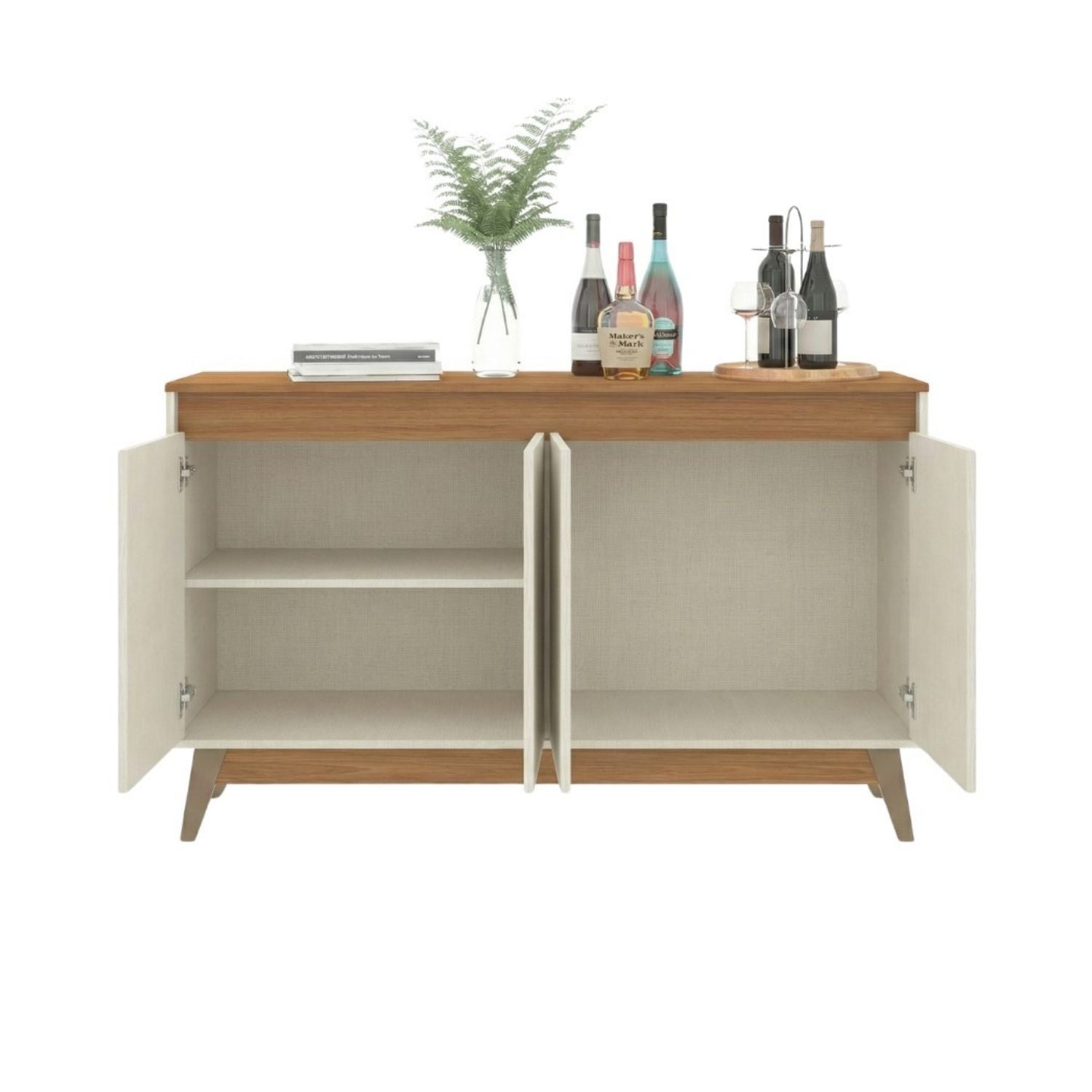 Aparador 4 Puertas Beige Trento
