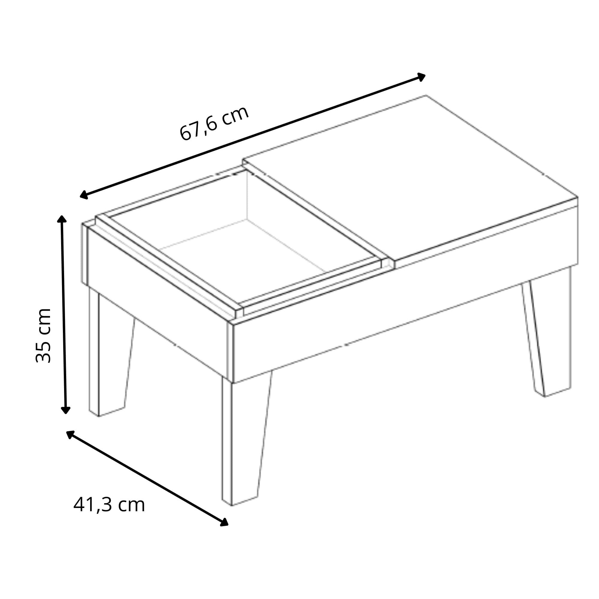 Mesa Centro Veneza Blanca
