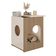 Mesa de Apoyo Pet Roble/OffWhite