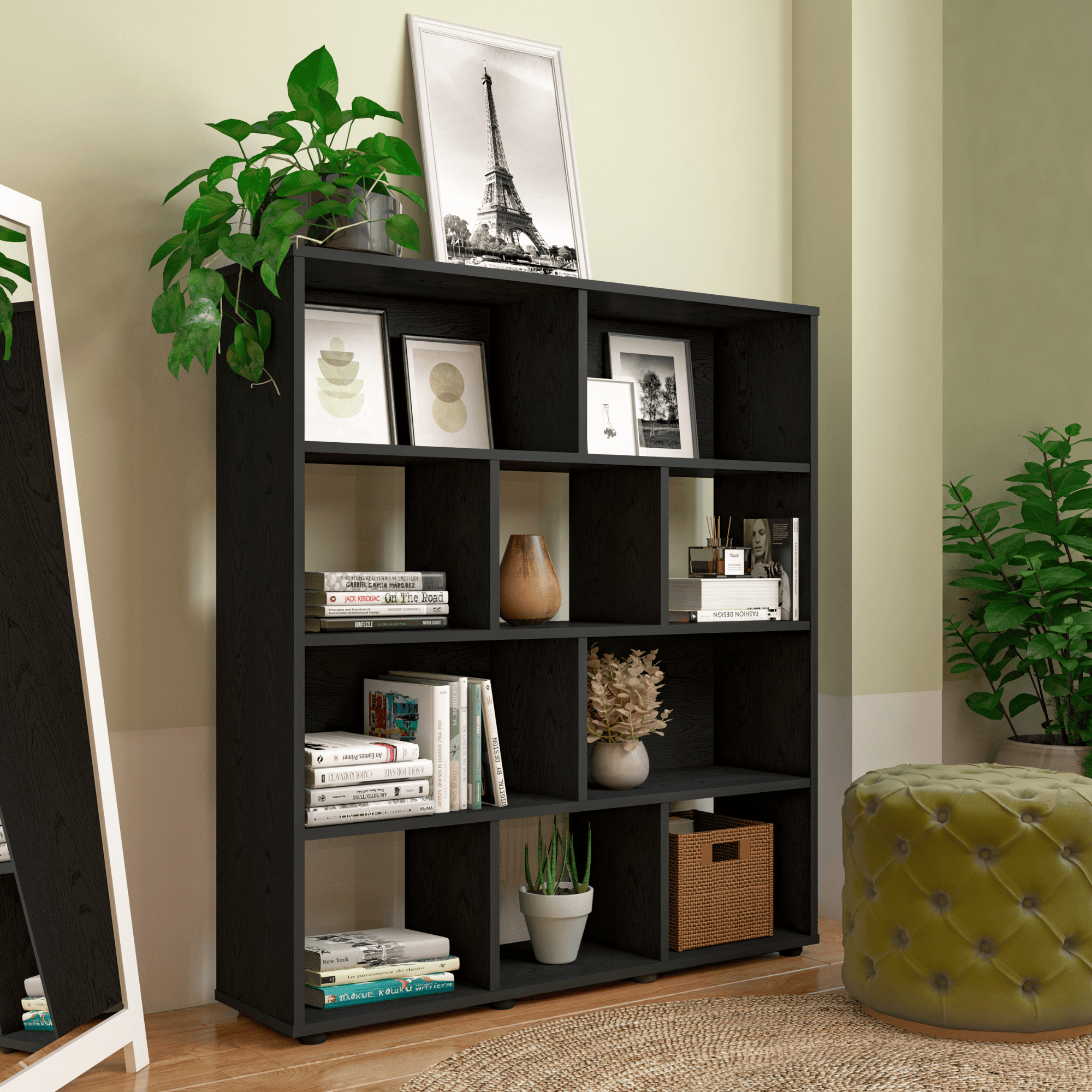 Estantería Biblioteca Book Negra