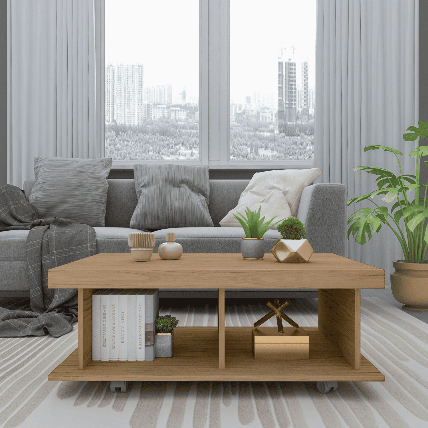Mesa Centro 90x35x59 cm Dunas