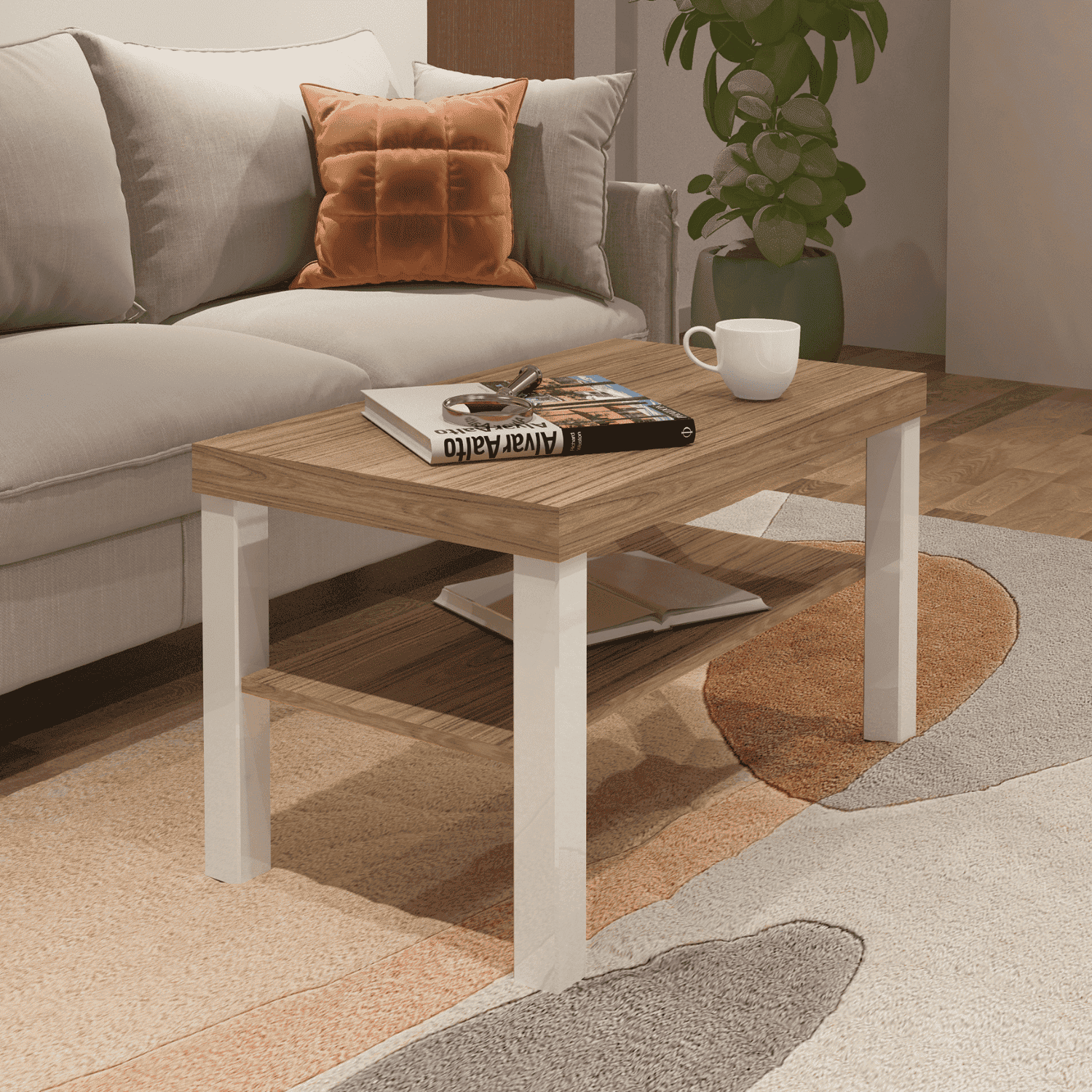 Mesa Centro 80x45x45 cm Up