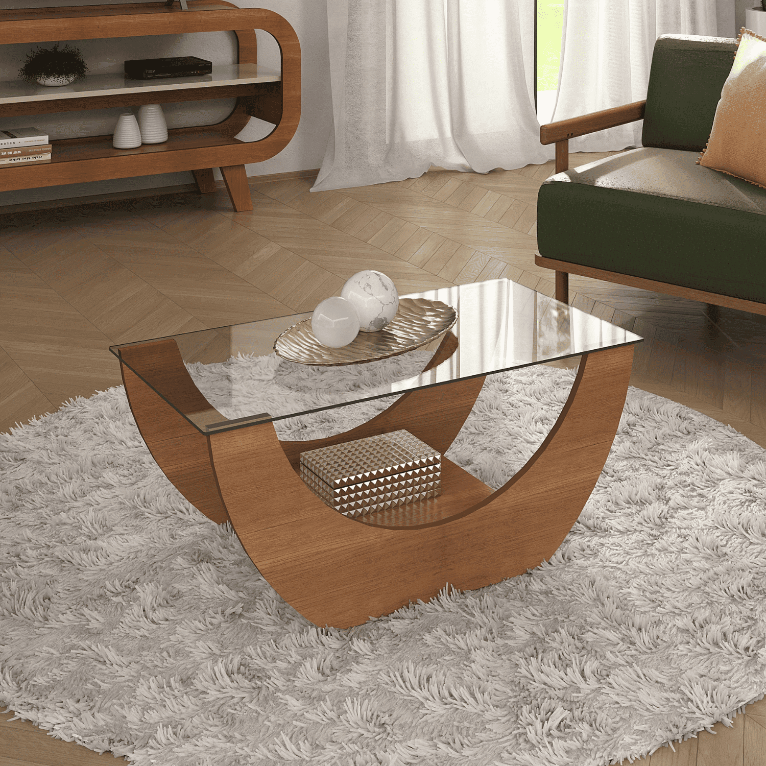 Mesa Centro 82x36x42 cm Onda