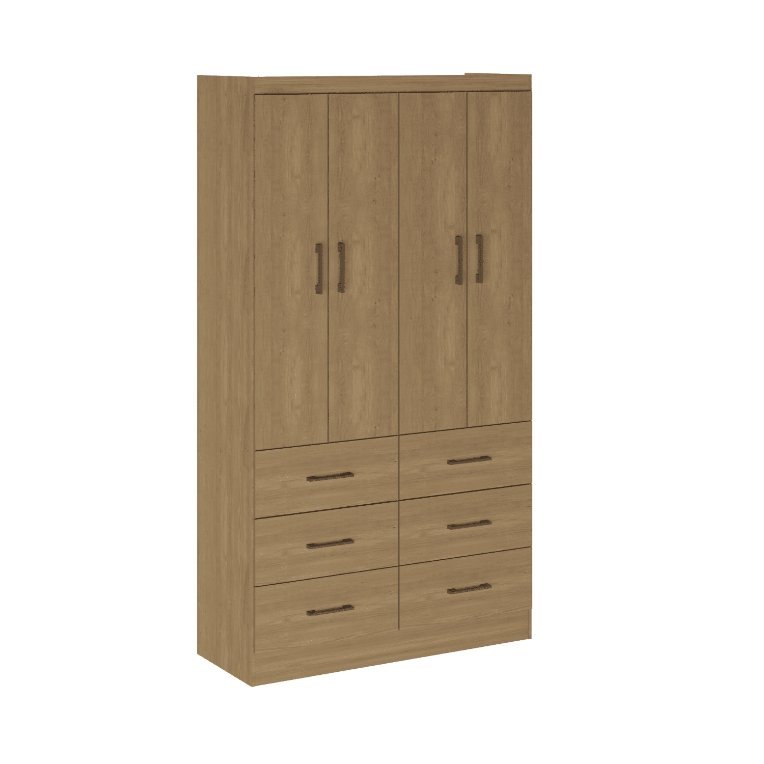 Clóset 4 Puertas · 6 Cajones 100x182x40cm