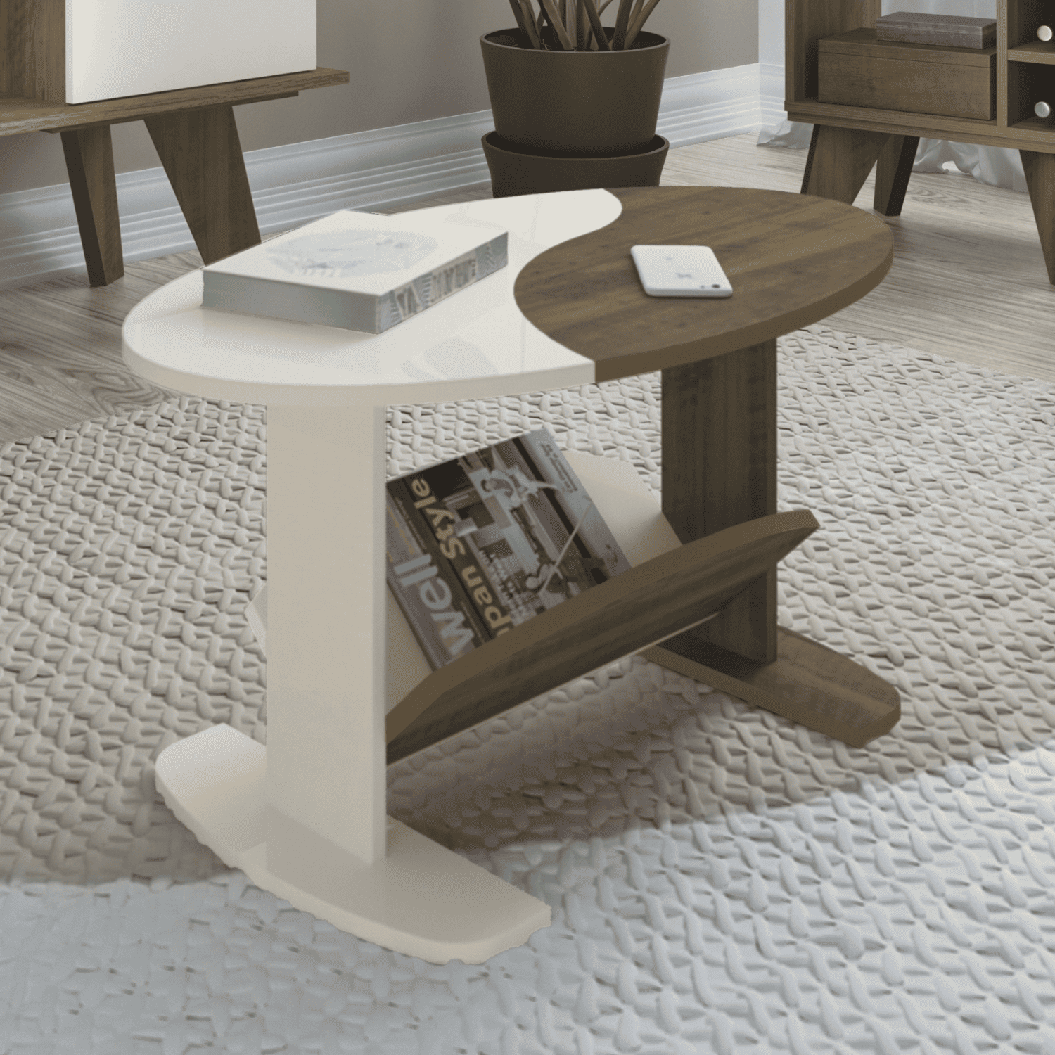 Mesa Centro 80x40x45 cm Isis