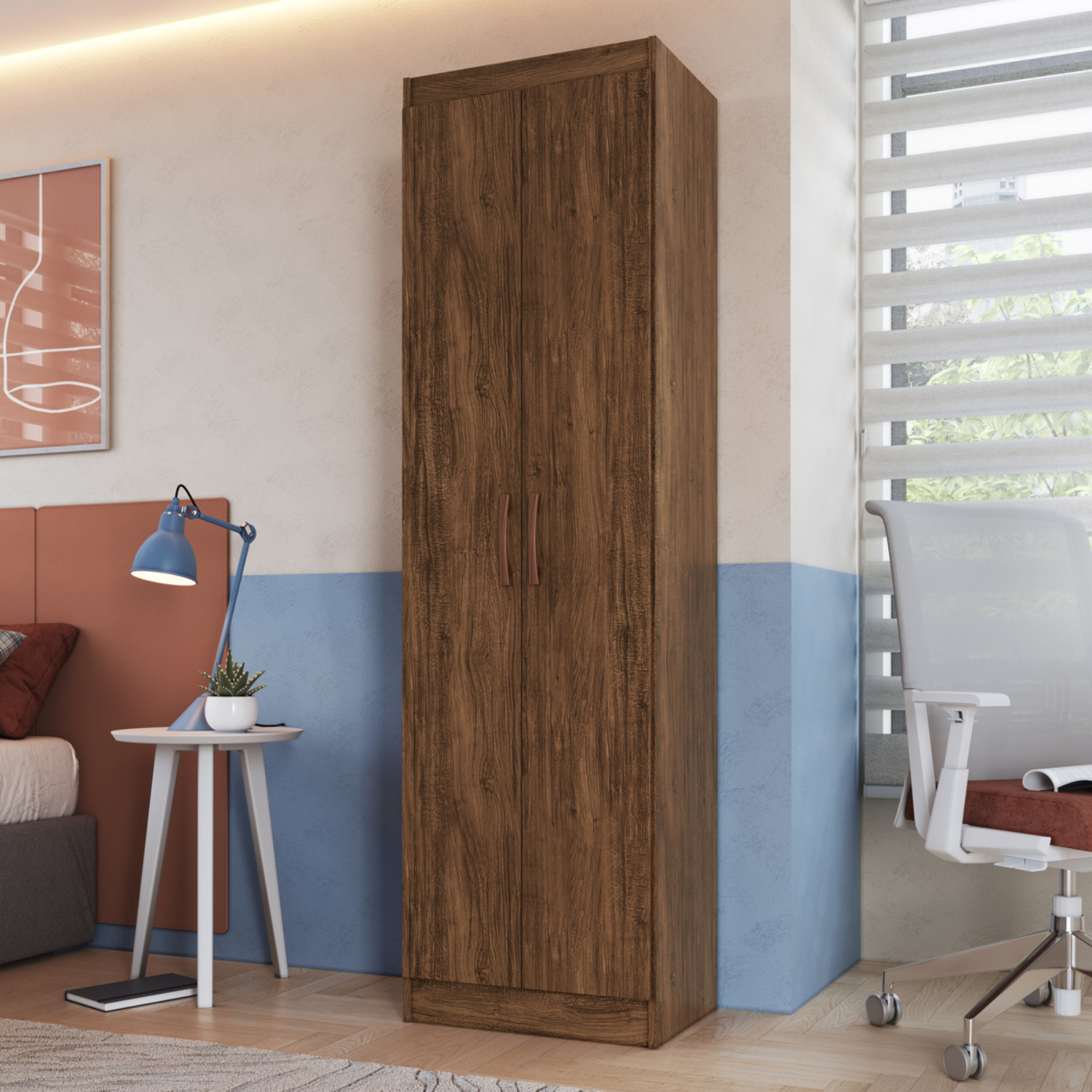 Clóset 2 Puertas 50x183x36 cm Ibiza