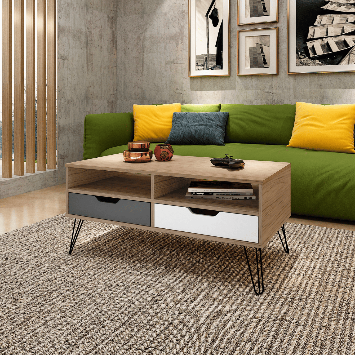 Mesa Centro 100x45x54 cm Estocolmo