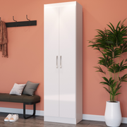 Clóset 2 Puertas 50x183x36 cm Blanco Ibiza