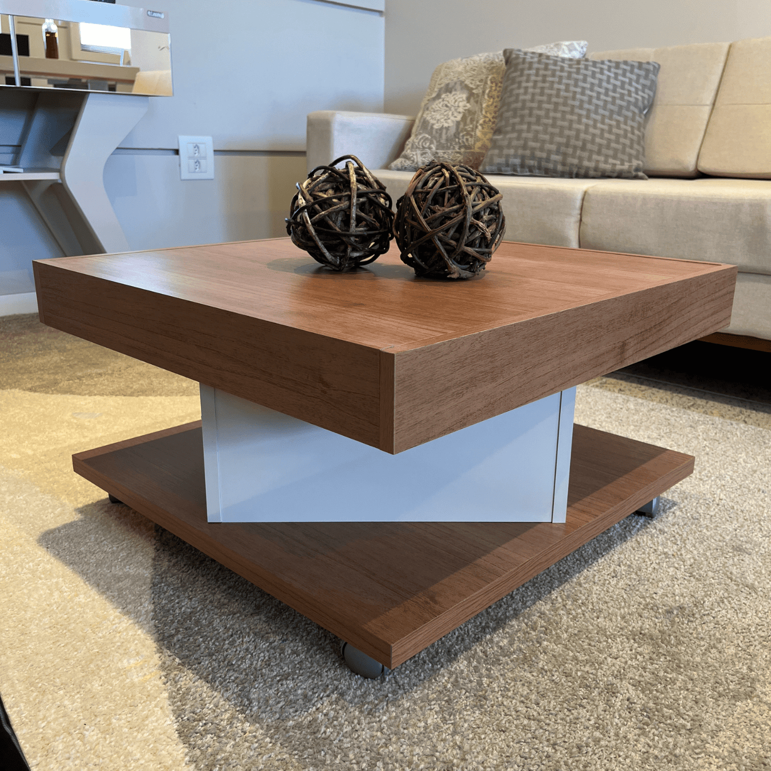 Mesa Centro 63x34x63 cm Saara