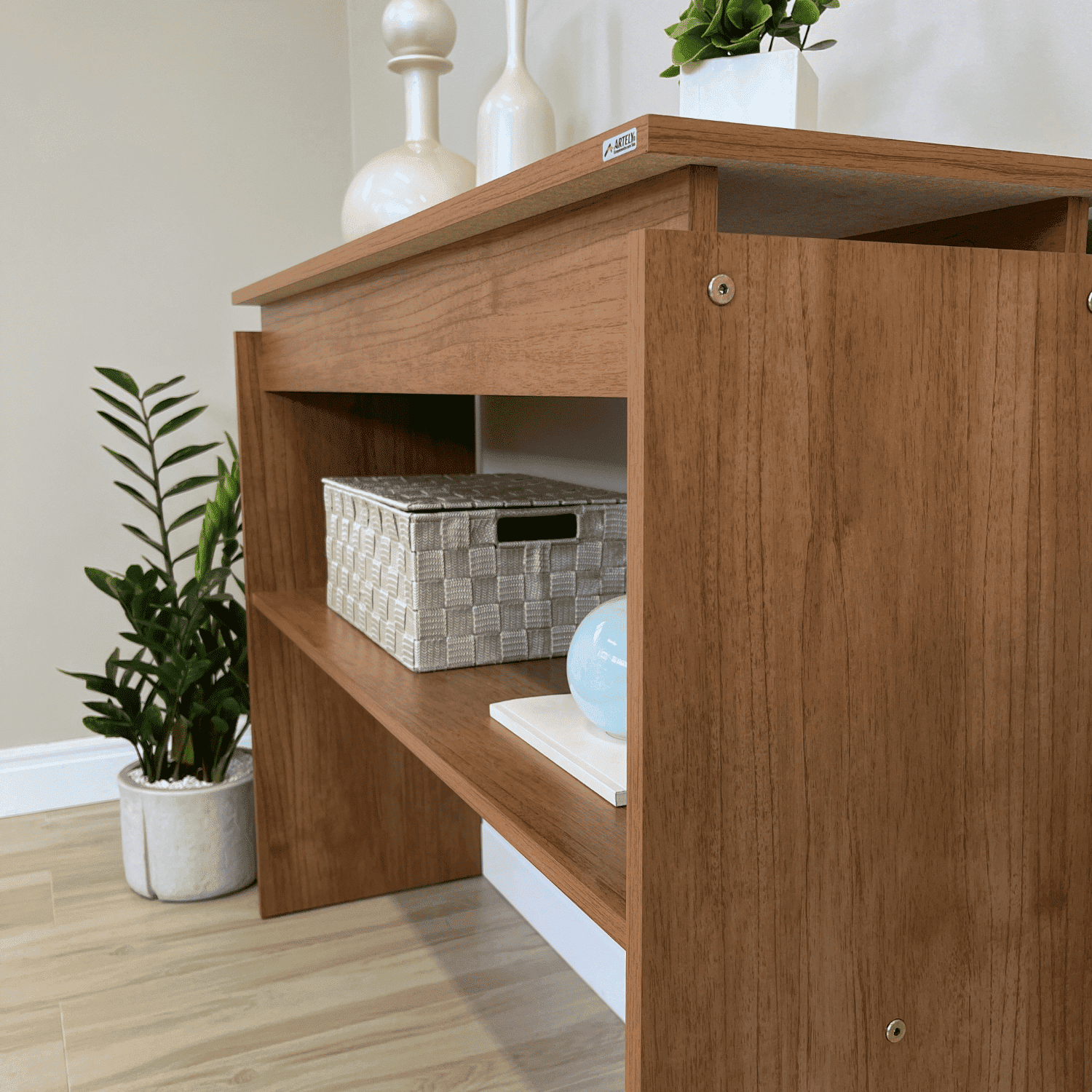 Mesa Arrimo 100x79x30 cm Creta