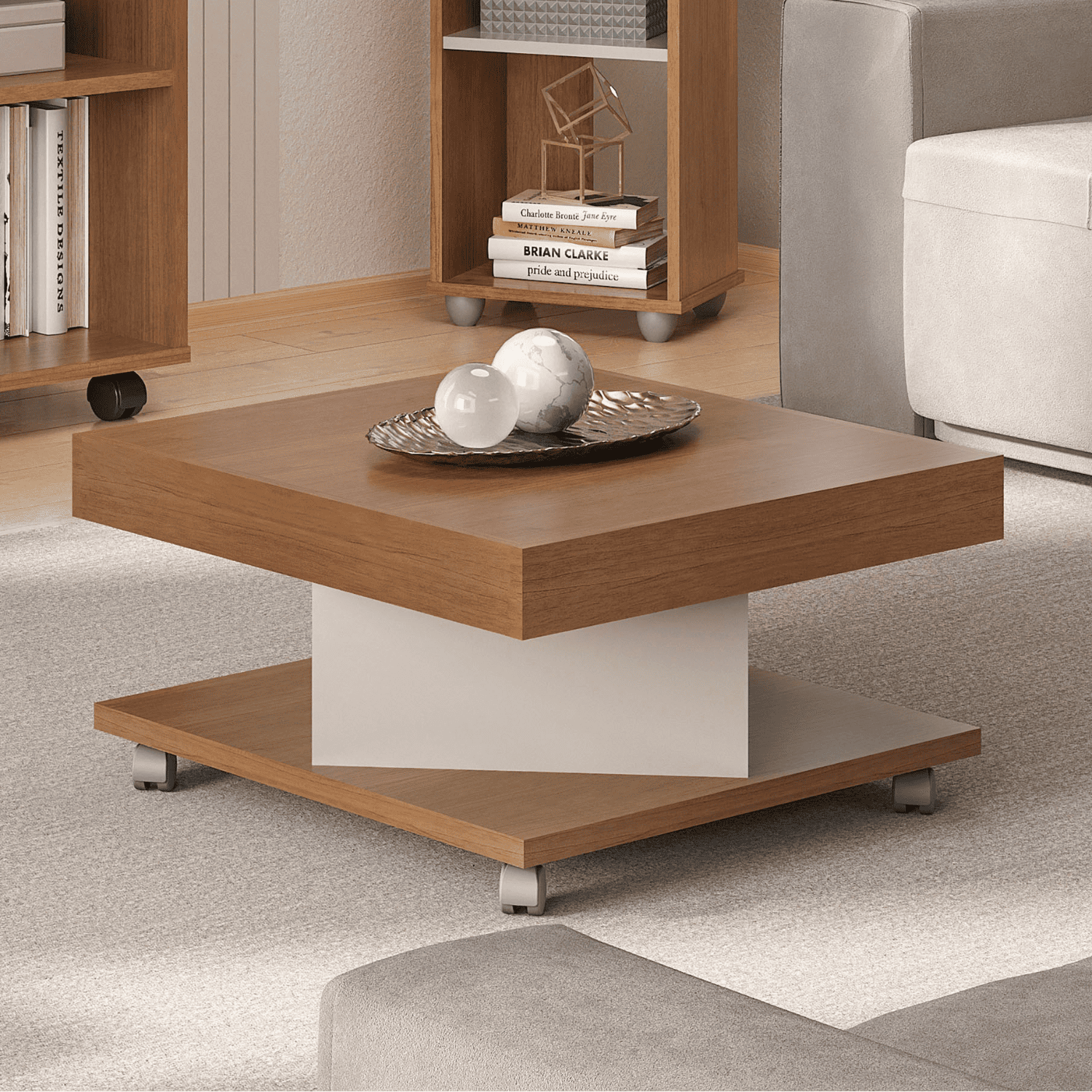 Mesa Centro 63x34x63 cm Saara