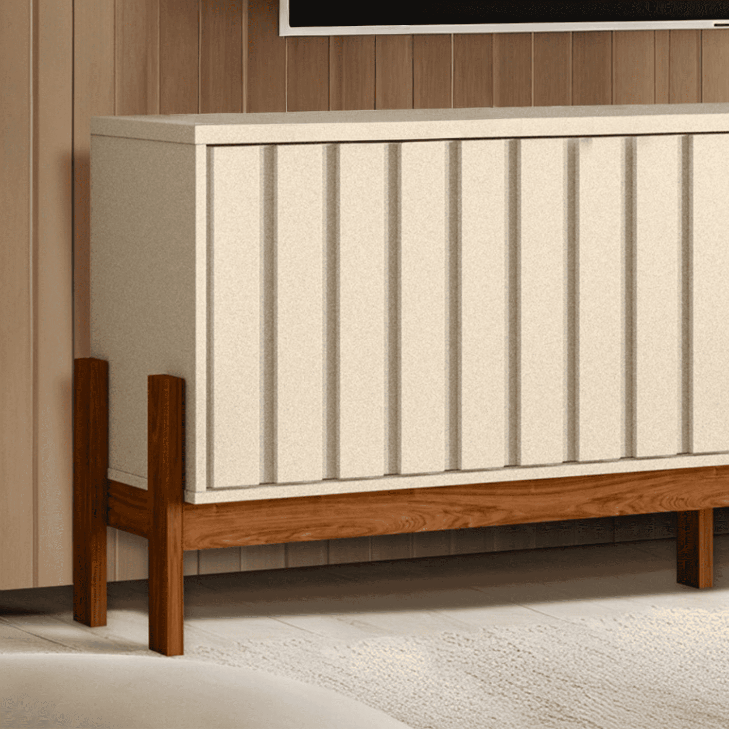 Rack TV Beige Aurora