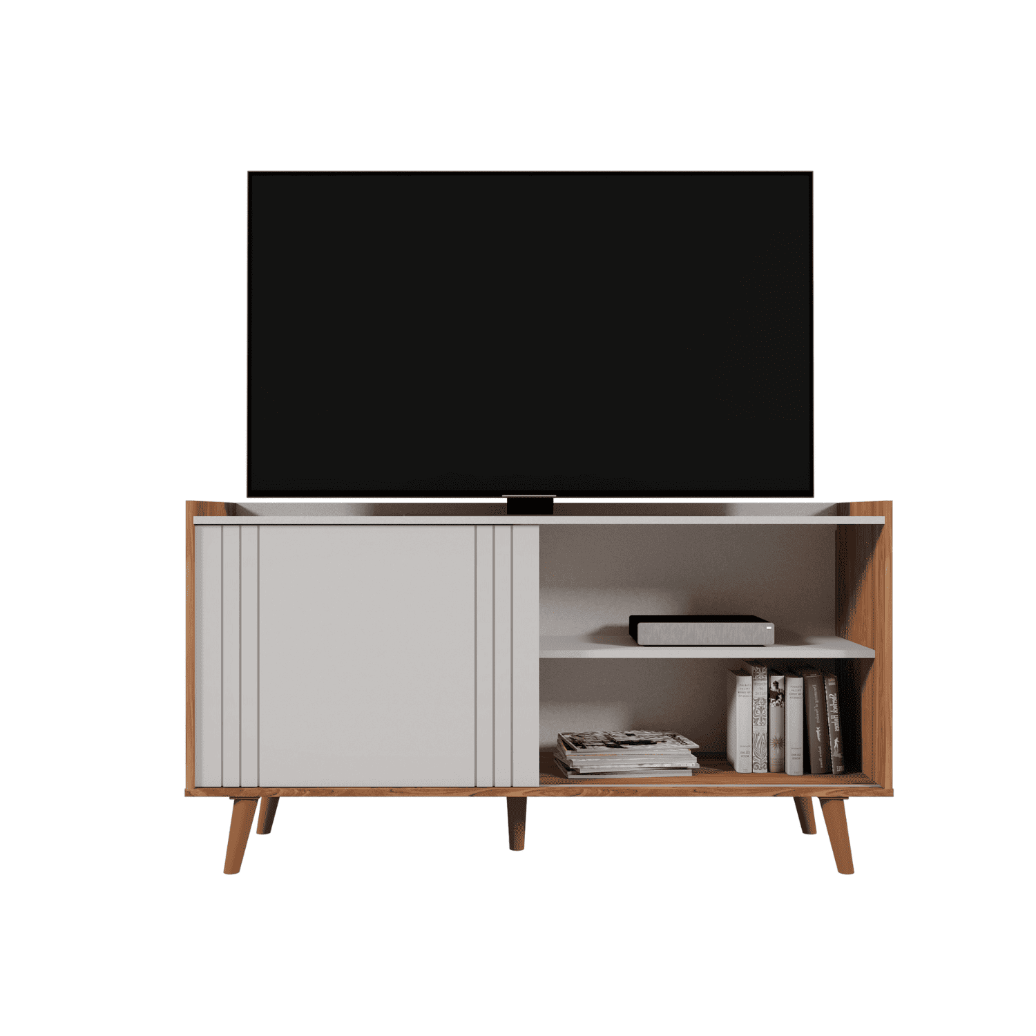Rack TV 135x70x36 cm Beige Austin